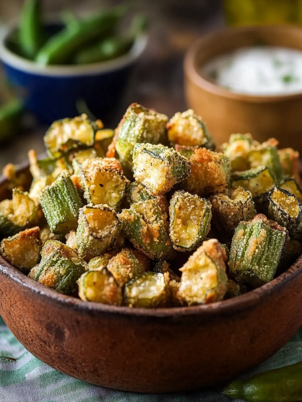 Fried Okra Crispy Perfection for Your Next Comfort Dish 2 Fried okra