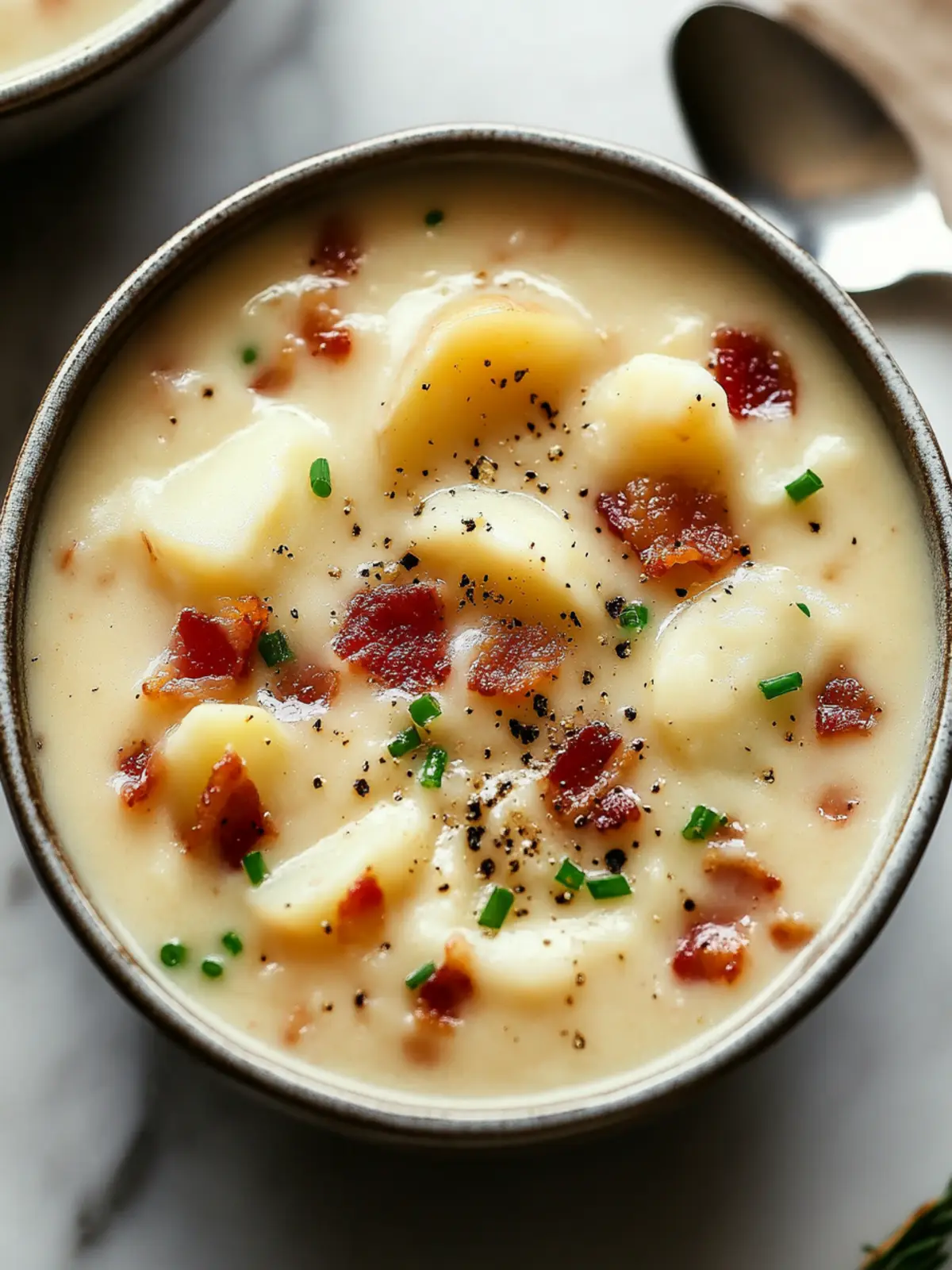 Creamy Potato Soup with Bacon for Ultimate Cozy Nights 3 Creamy Potato Soup with Bacon