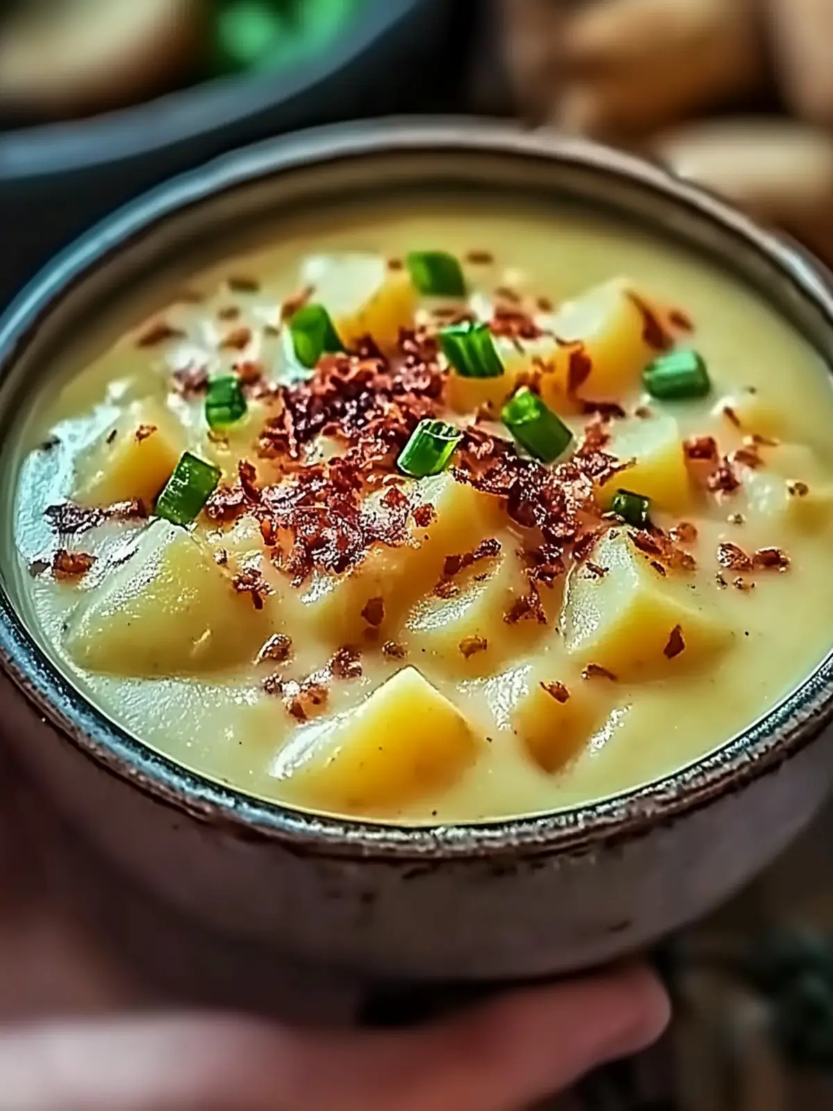 Classic Old-Fashioned Loaded Potato Soup to Cozy Your Soul