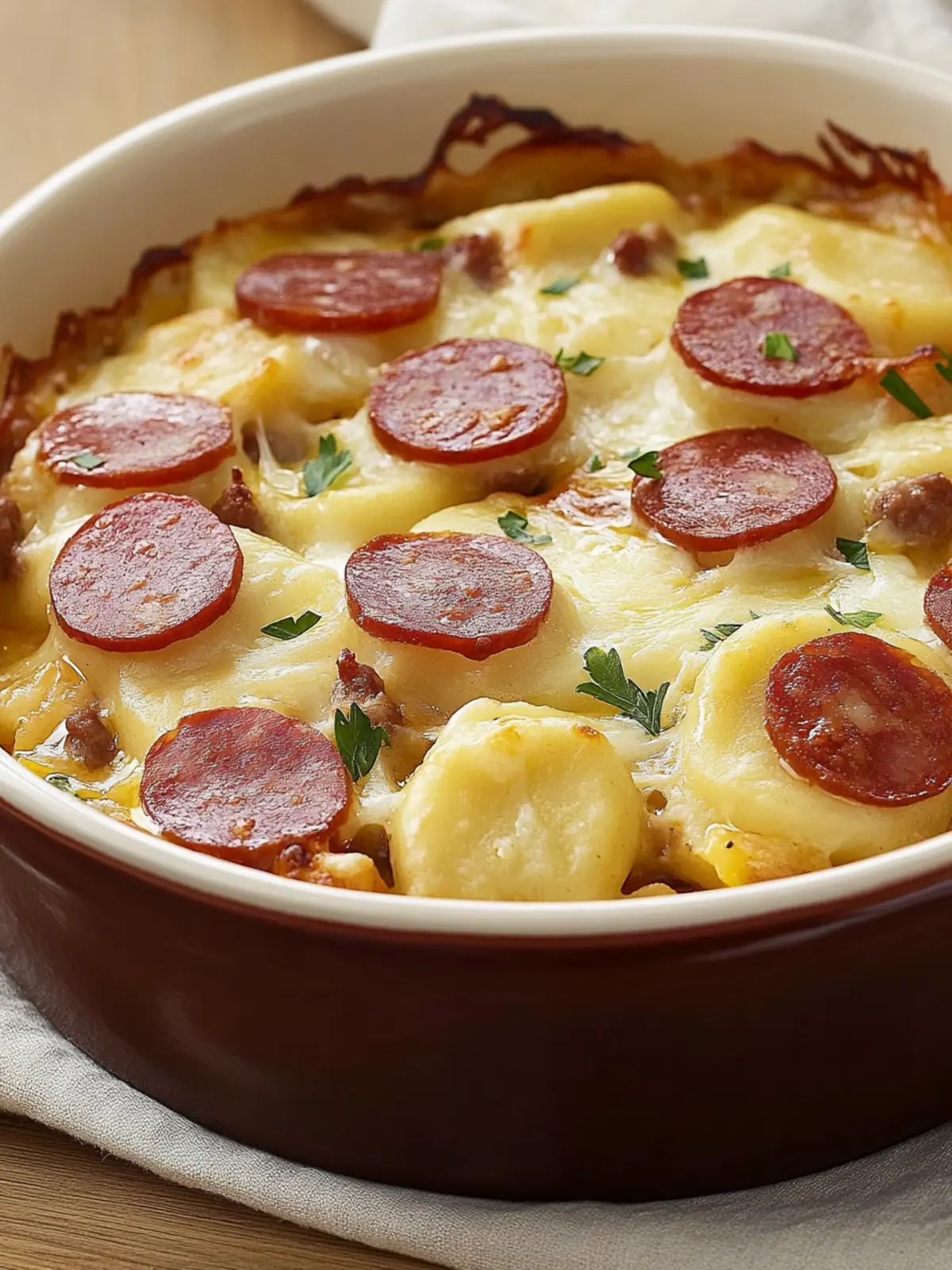 Crockpot Pierogi Casserole with Kielbasa: Comfort in Every Bite 3 Crockpot Pierogi Casserole with Kielbasa
