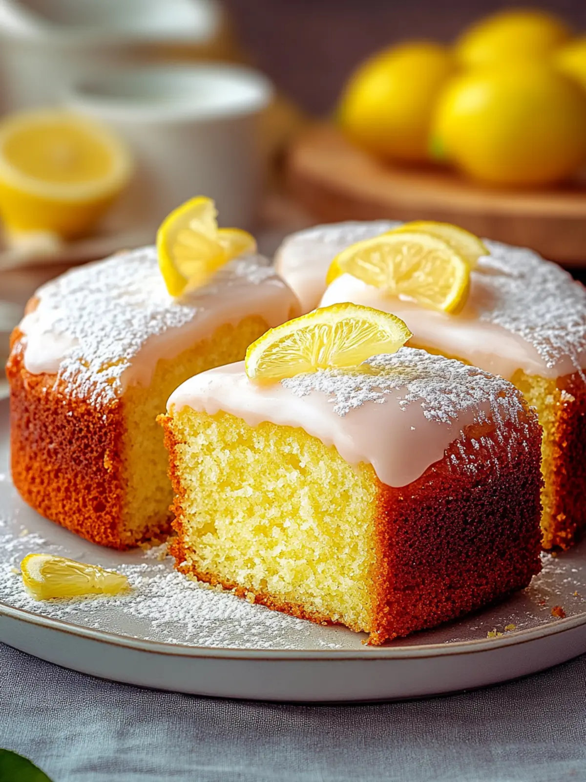 Lemon Drizzle Cake Recipe: A Moist Slice of Sunshine Bliss 4 Lemon Drizzle Cake