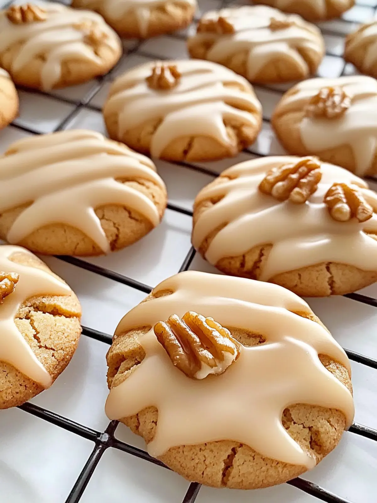 Maple Cookies with Maple Icing
