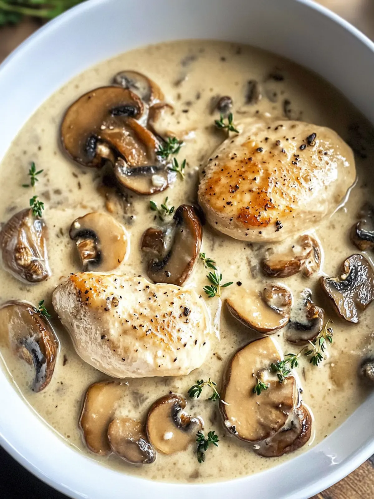 Boursin Cream Sauce with Mushrooms & Chicken: Pure Comfort Food 4 Boursin Cream Sauce with Mushrooms & Chicken