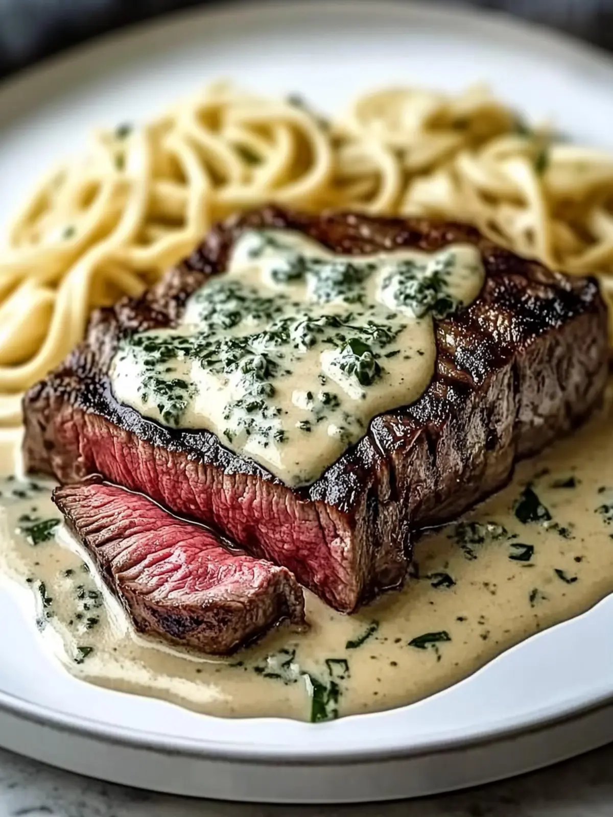 Succulent Pan-Seared New York Strip Steak with Gorgonzola Sauce Made Easy 3 Succulent Pan-Seared New York Strip Steak with Gorgonzola Sauce