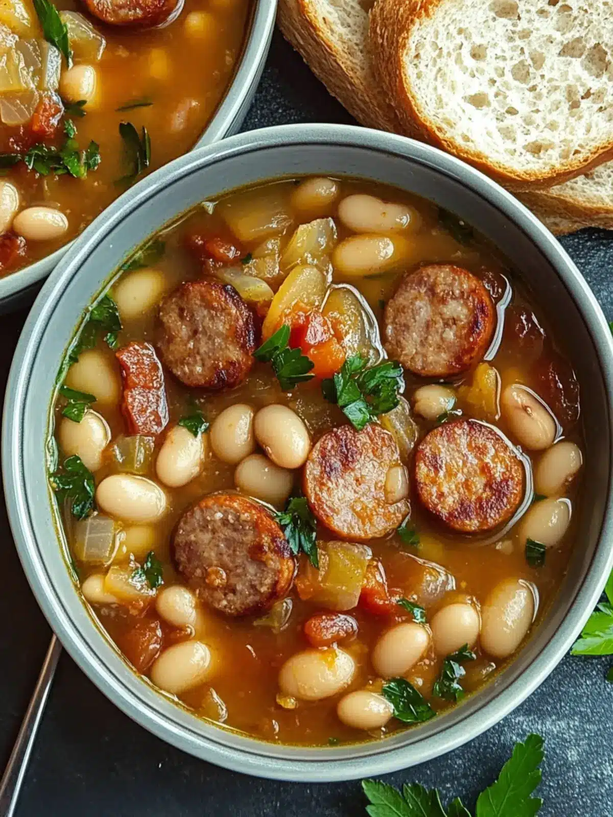 Savory Smoked Sausage & White Bean Stew for Cozy Evenings 3 Smoked Sausage & White Bean Stew