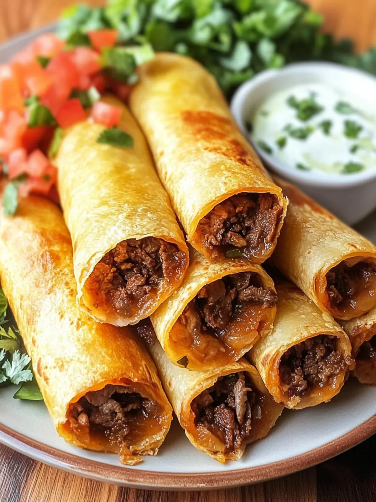 Beef Taquitos: Crispy and Deliciously Homemade Treats 4 beef taquitos