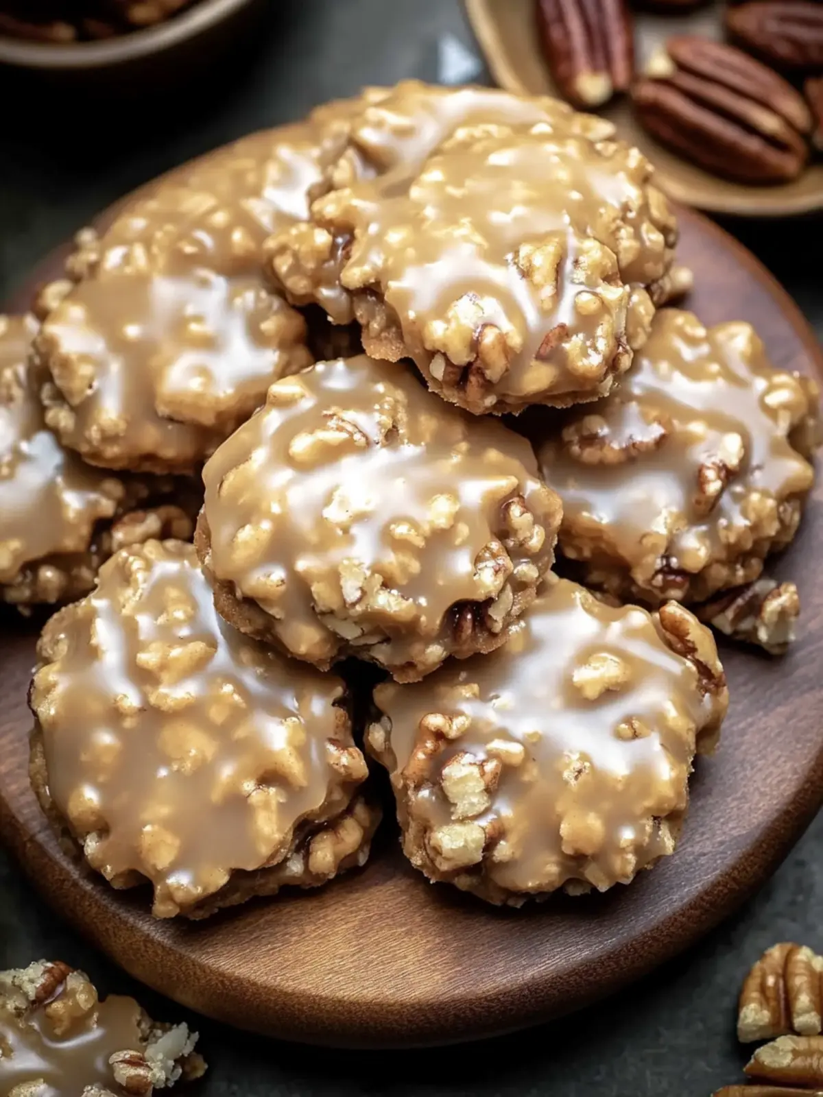 No-Bake Coconut Pecan Praline Cookies You ll Crave Daily 3 No-Bake Coconut Pecan Praline Cookies