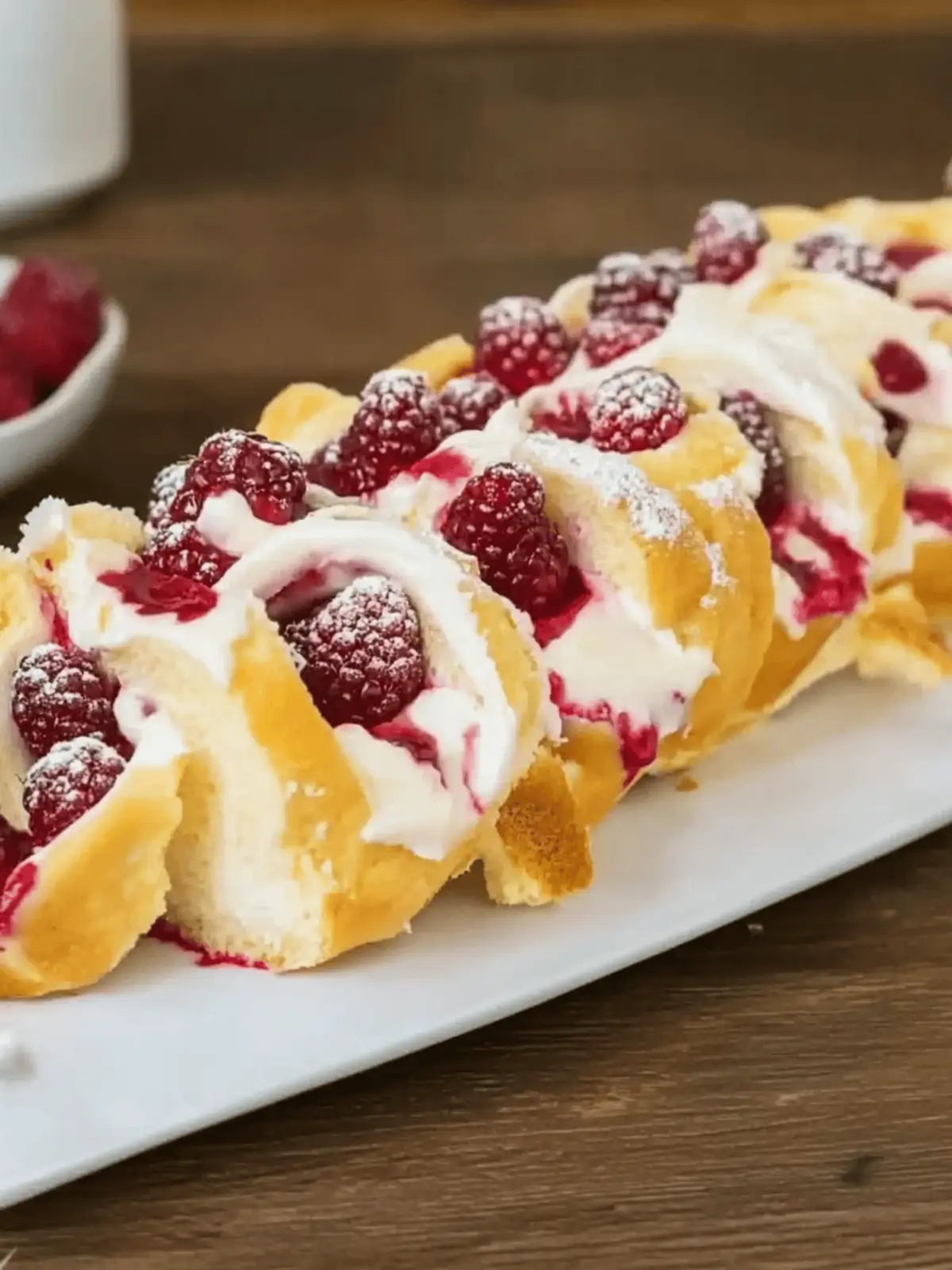 Sweet Curd Cream Roll with Berries: A Light, Luscious Delight 4 Sweet Curd Cream Roll with Berries