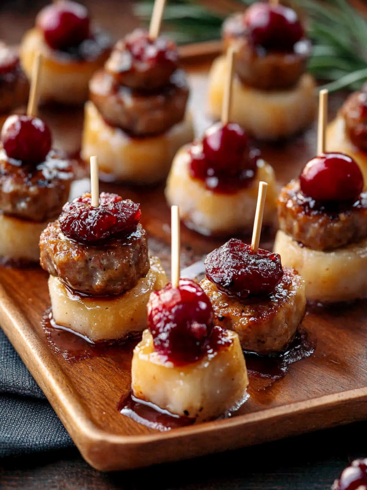 Savory Sheet Pan Smoked Sausage Cranberry Bites to Wow Guests 2 Sheet Pan Smoked Sausage Cranberry Bites