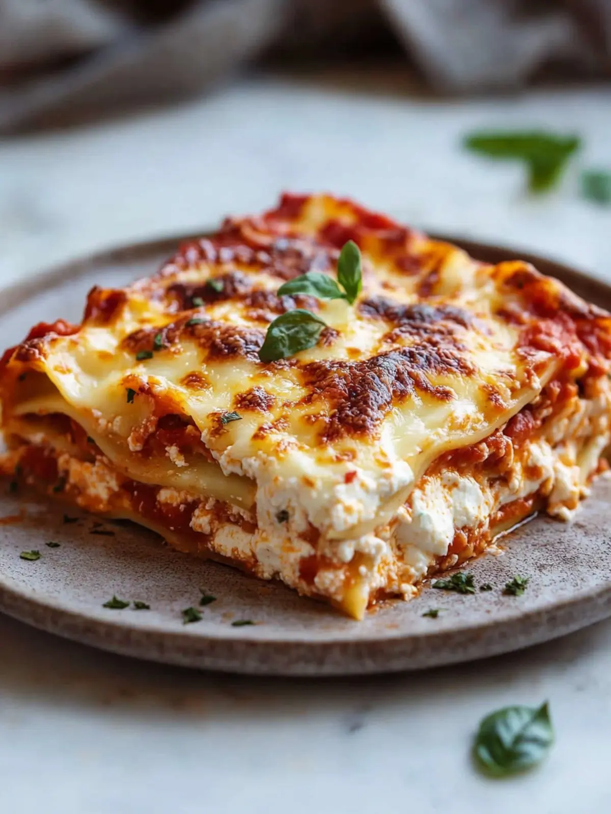 Cottage Cheese Lasagna