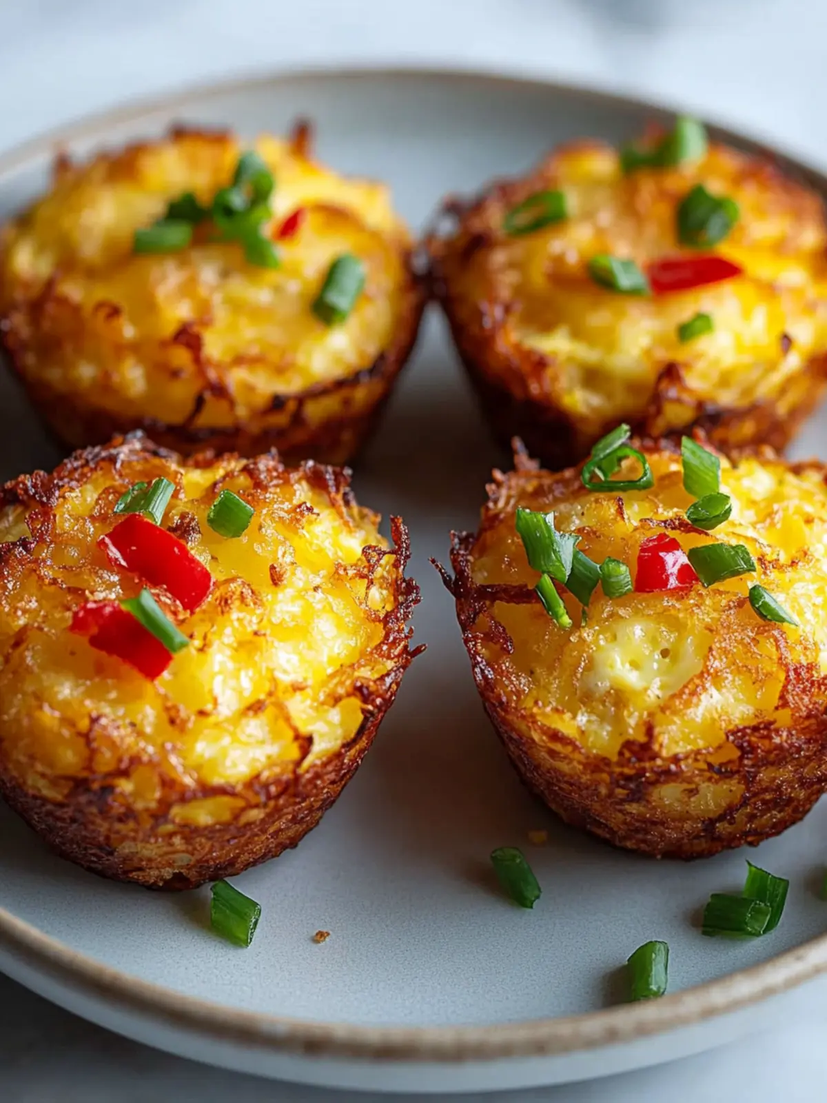 Golden Hash Brown Egg Muffins