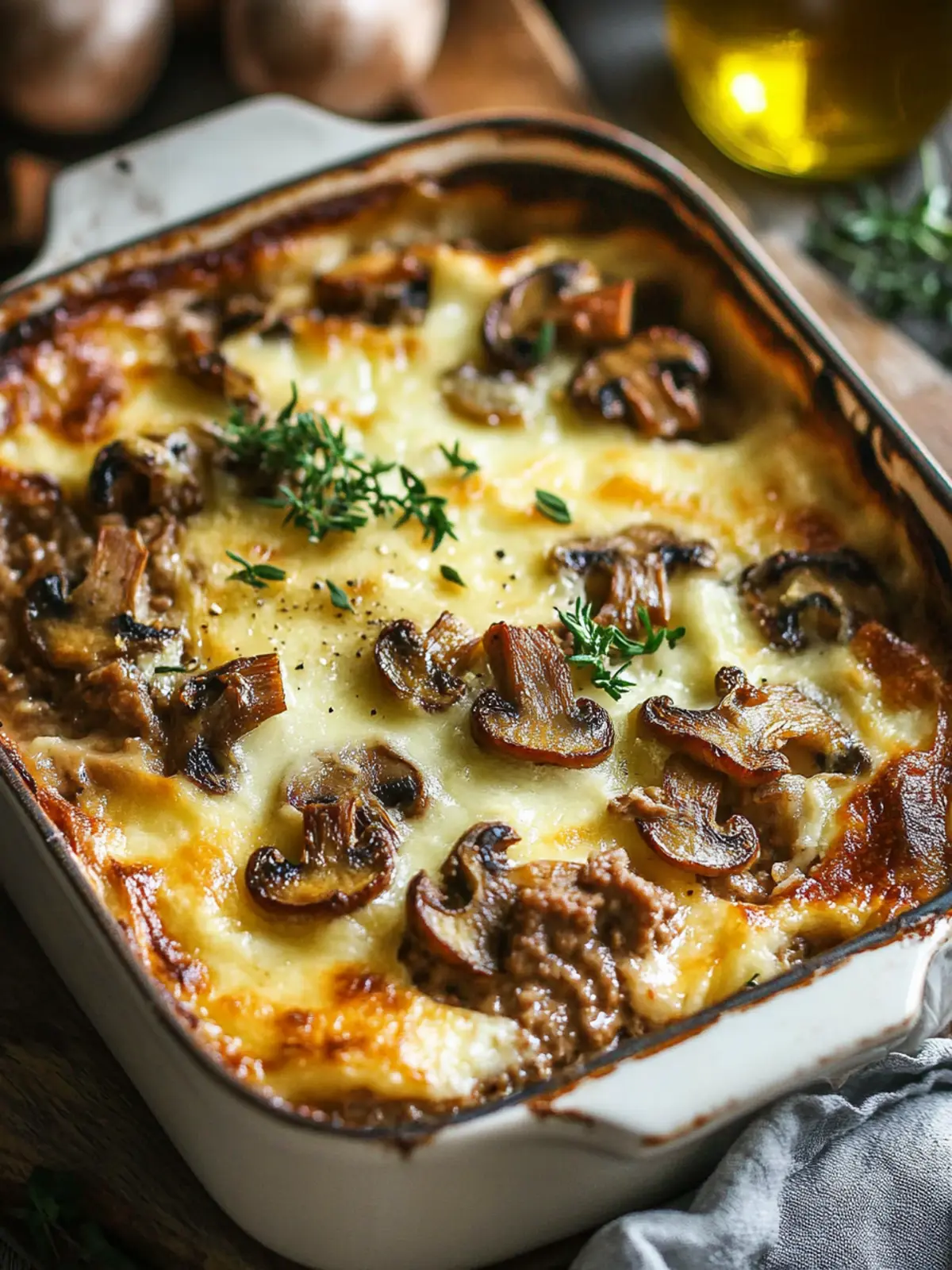 Mouthwatering Hamburger Mushroom Bake Your Family Will Love 2 Hamburger Mushroom Bake