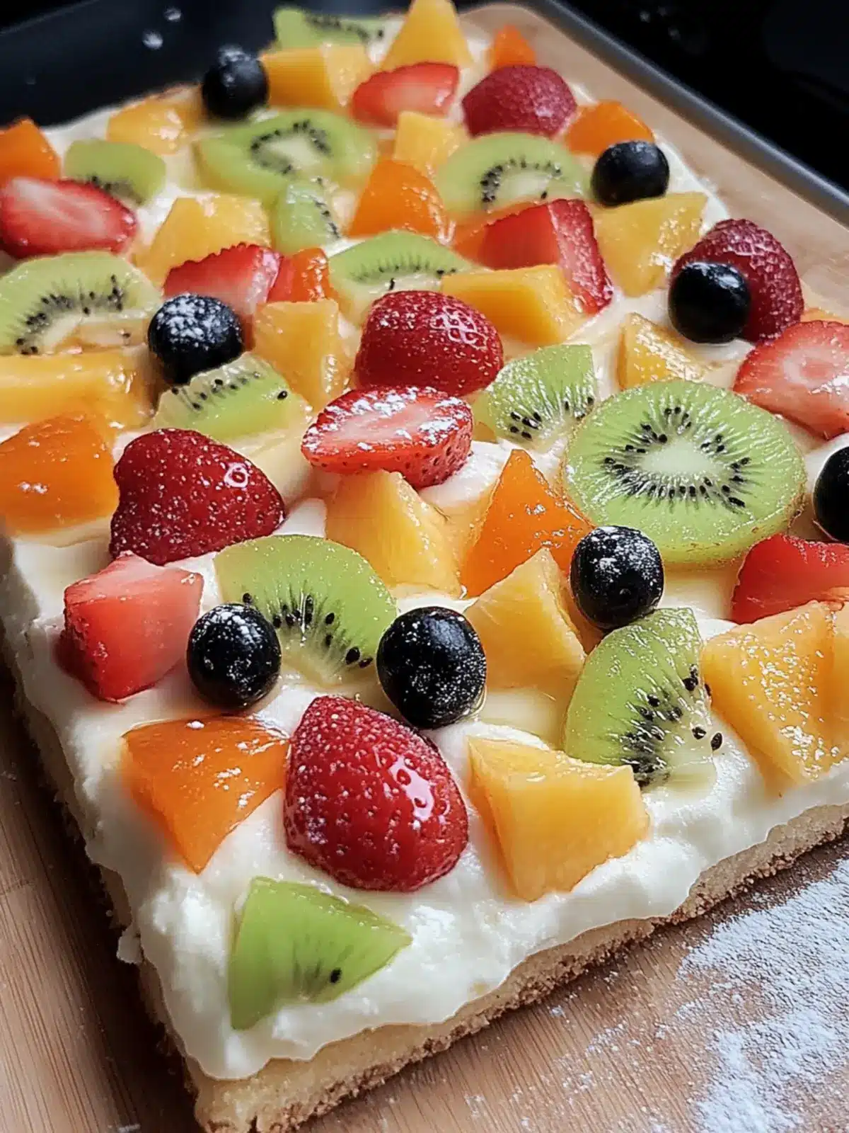 A Taste of Summer   Fruit Pizza