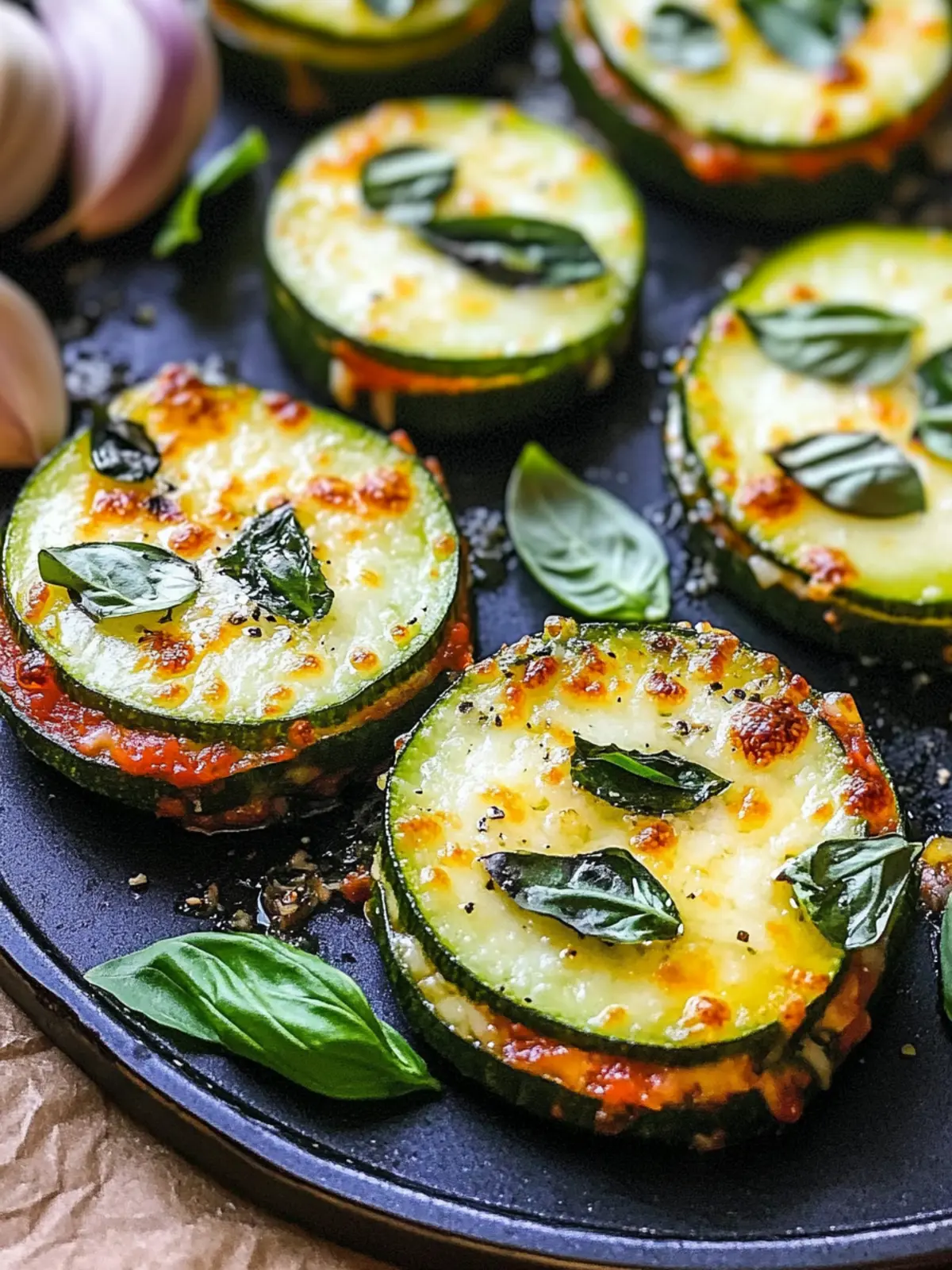 Zucchini Pizza Bites with Garlic Dressing You'll Crave 4 ZUCCHINI PIZZA BITES WITH GARLIC DRESSING