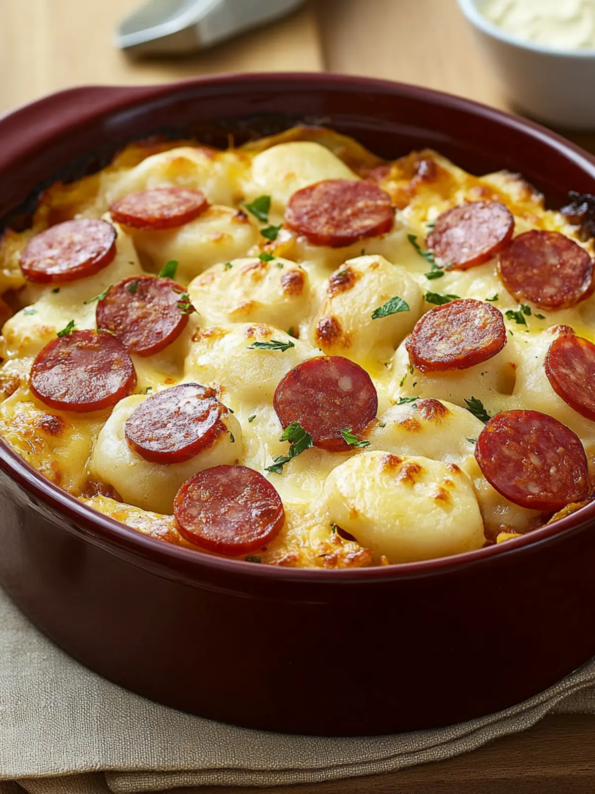 Crockpot Pierogi Casserole with Kielbasa: Comfort in Every Bite 4 Crockpot Pierogi Casserole with Kielbasa