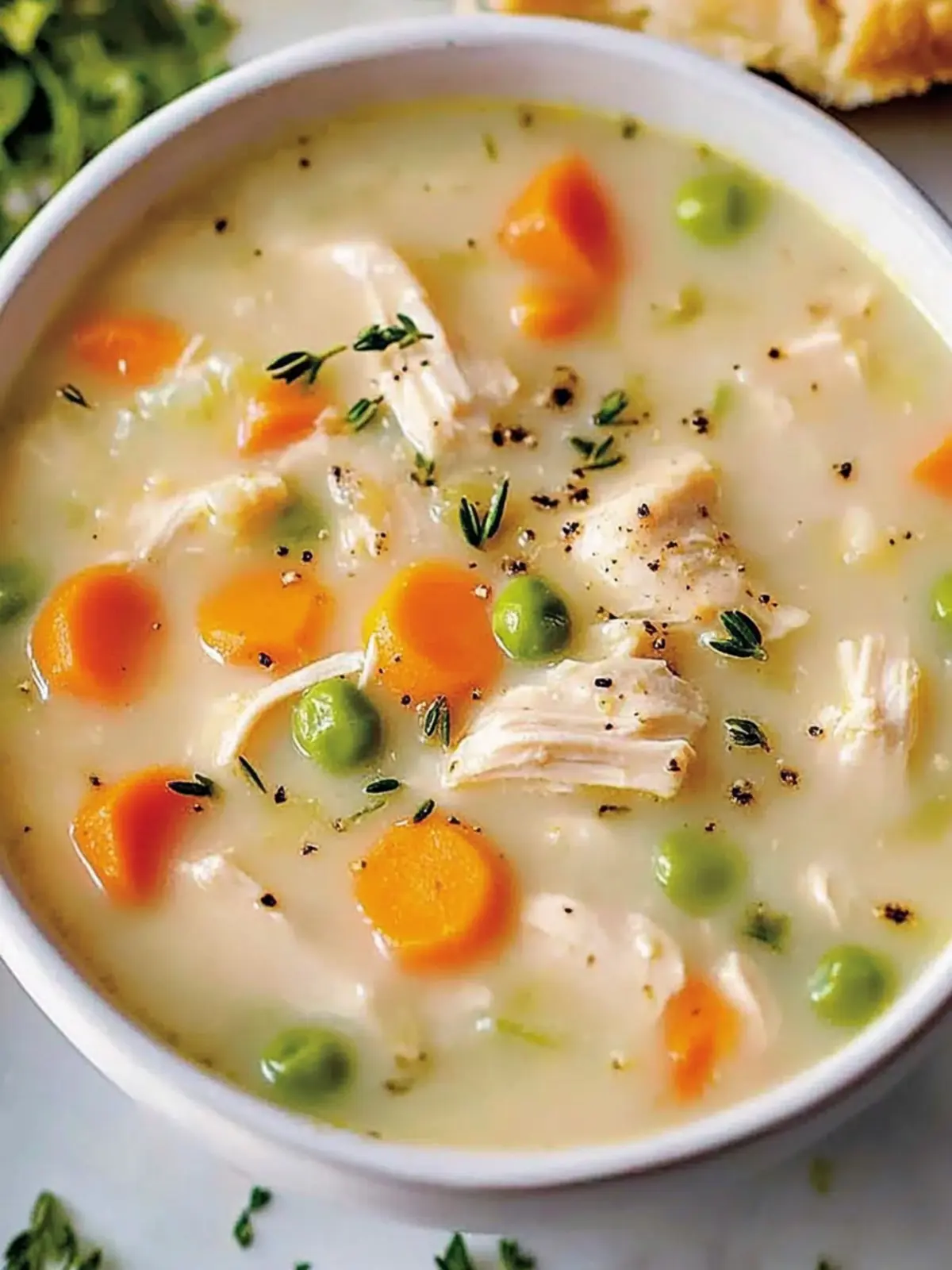 Hearty Chicken Pot Pie Soup Your New Comfort Food Favorite 3 Chicken Pot Pie Soup