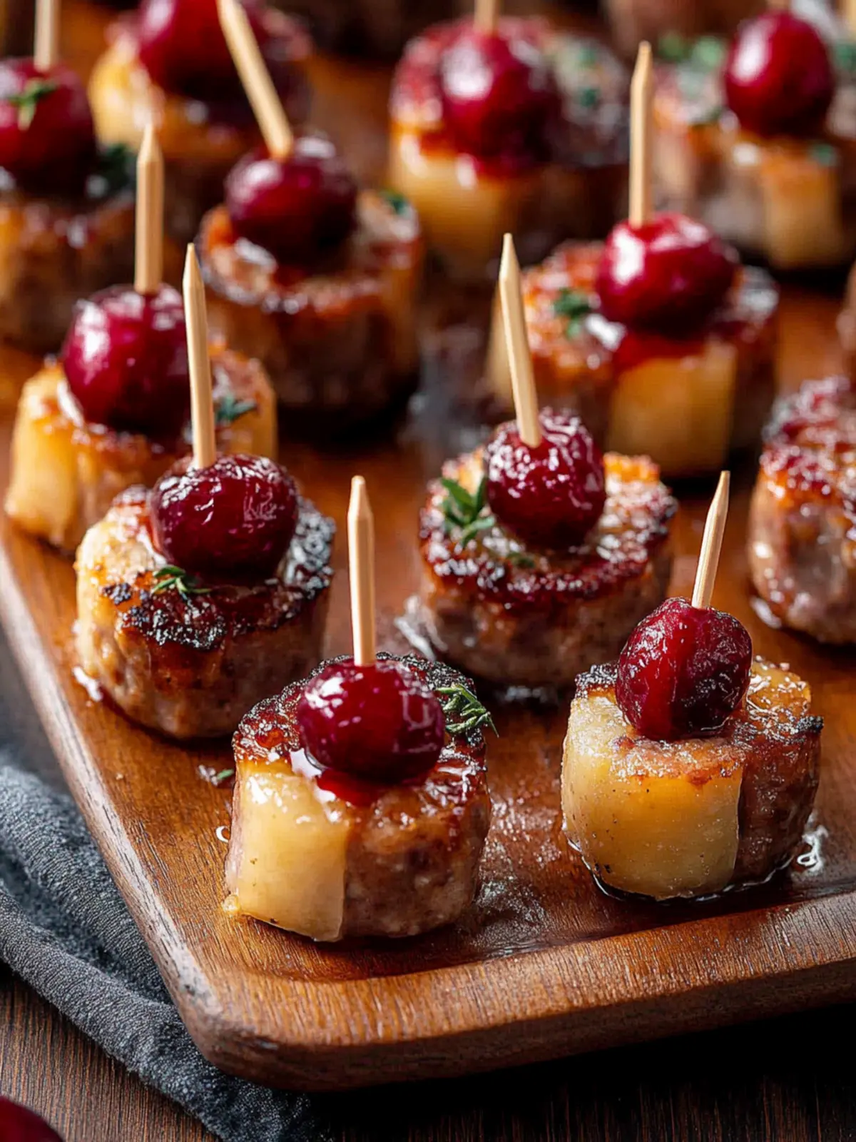 Savory Sheet Pan Smoked Sausage Cranberry Bites to Wow Guests 3 Sheet Pan Smoked Sausage Cranberry Bites