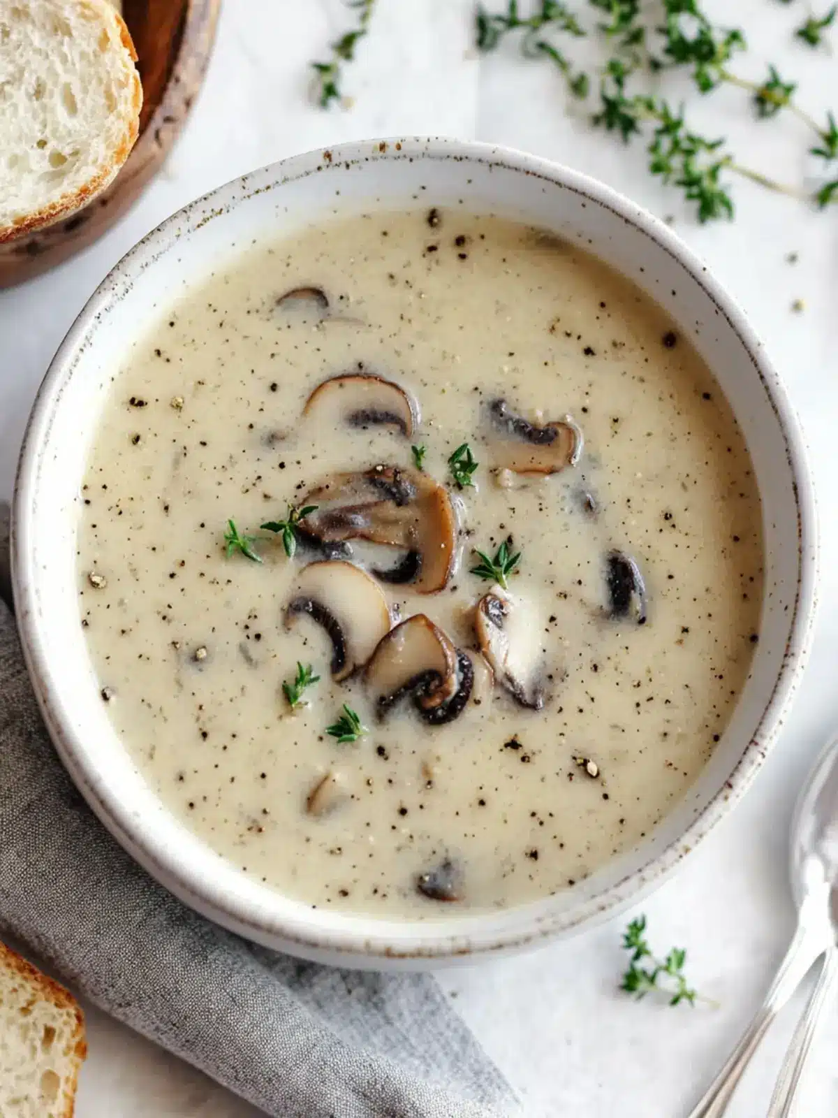 Cream of Mushroom Soup That Warms Your Heart and Soul 4 Cream of Mushroom Soup