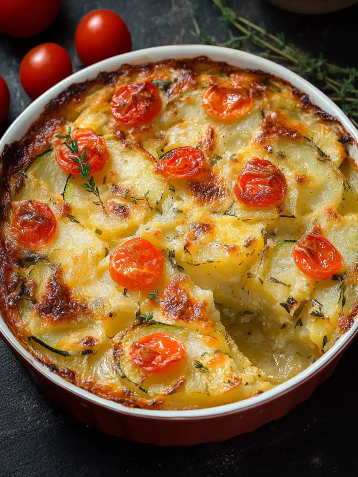 Creamy Zucchini Potato Bake for Comfort Food Lovers 2 Zucchini Potato Bake