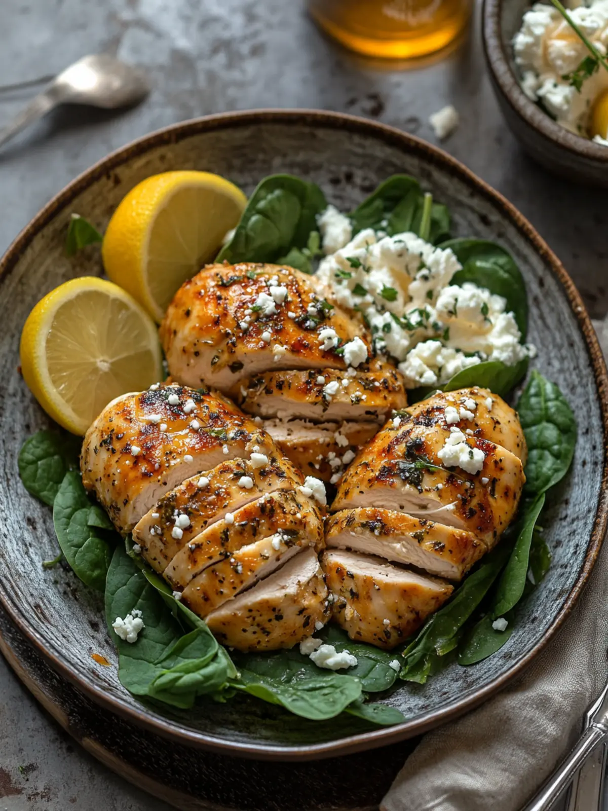 Irresistible Rolled Chicken with Feta & Spinach for Dinner Joy 4 Irresistible Rolled Chicken with Feta & Spinach