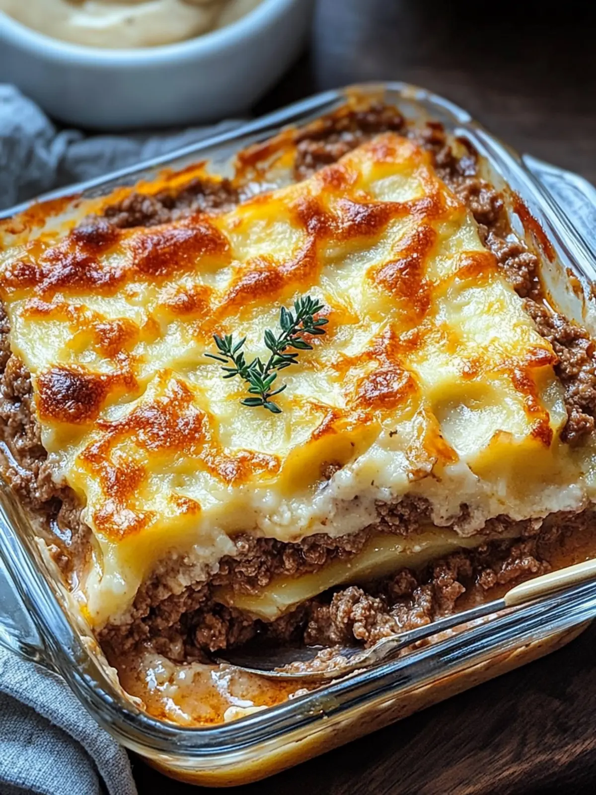 Hearty Amish Ground Beef & Potato Casserole with Country Gravy Delight 2 HEARTY AMISH GROUND BEEF & POTATO CASSEROLE WITH COUNTRY GRAVY