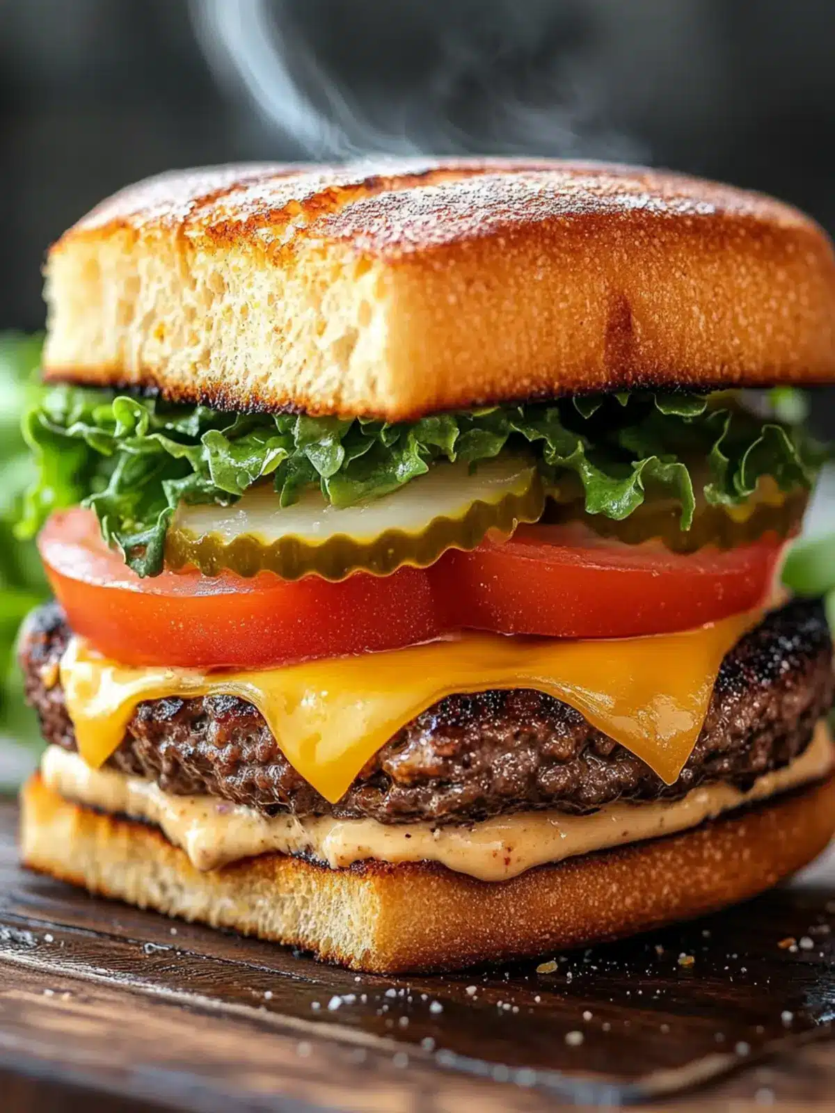 Irresistible Garlic Toast Cheeseburger You Need to Try Now 2 GARLIC TOAST CHEESEBURGER