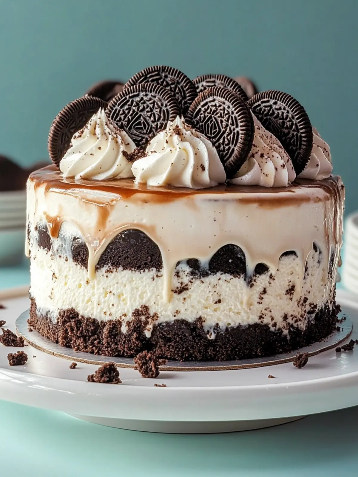 Dairy Queen Copycat Oreo Cookie Ice Cream Cake