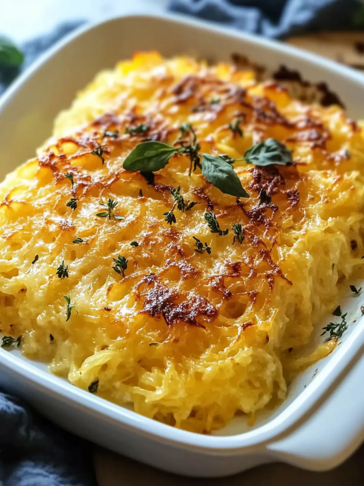 Creamy Spaghetti Squash Au Gratin Effortless Casserole Bliss 4 Spaghetti Squash Au Gratin Easy Creamy Casserole