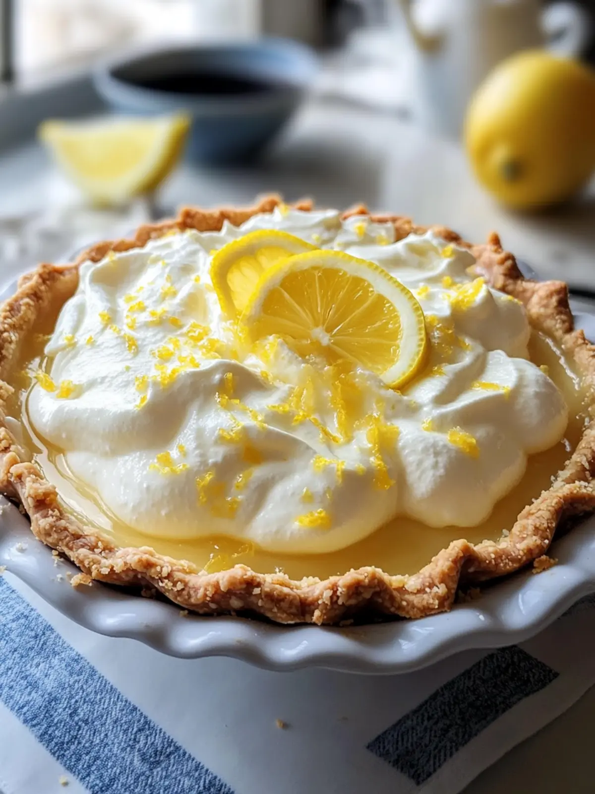 Condensed Milk Lemon Pie