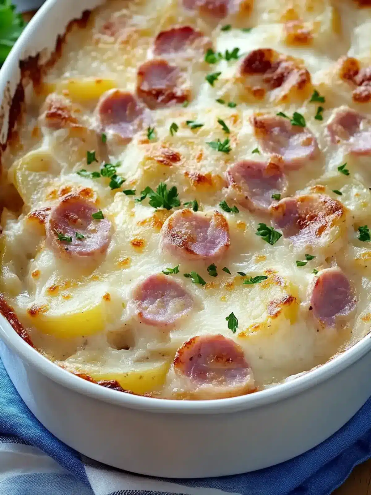 Creamy Potato & Ham Casserole for Cozy Family Nights