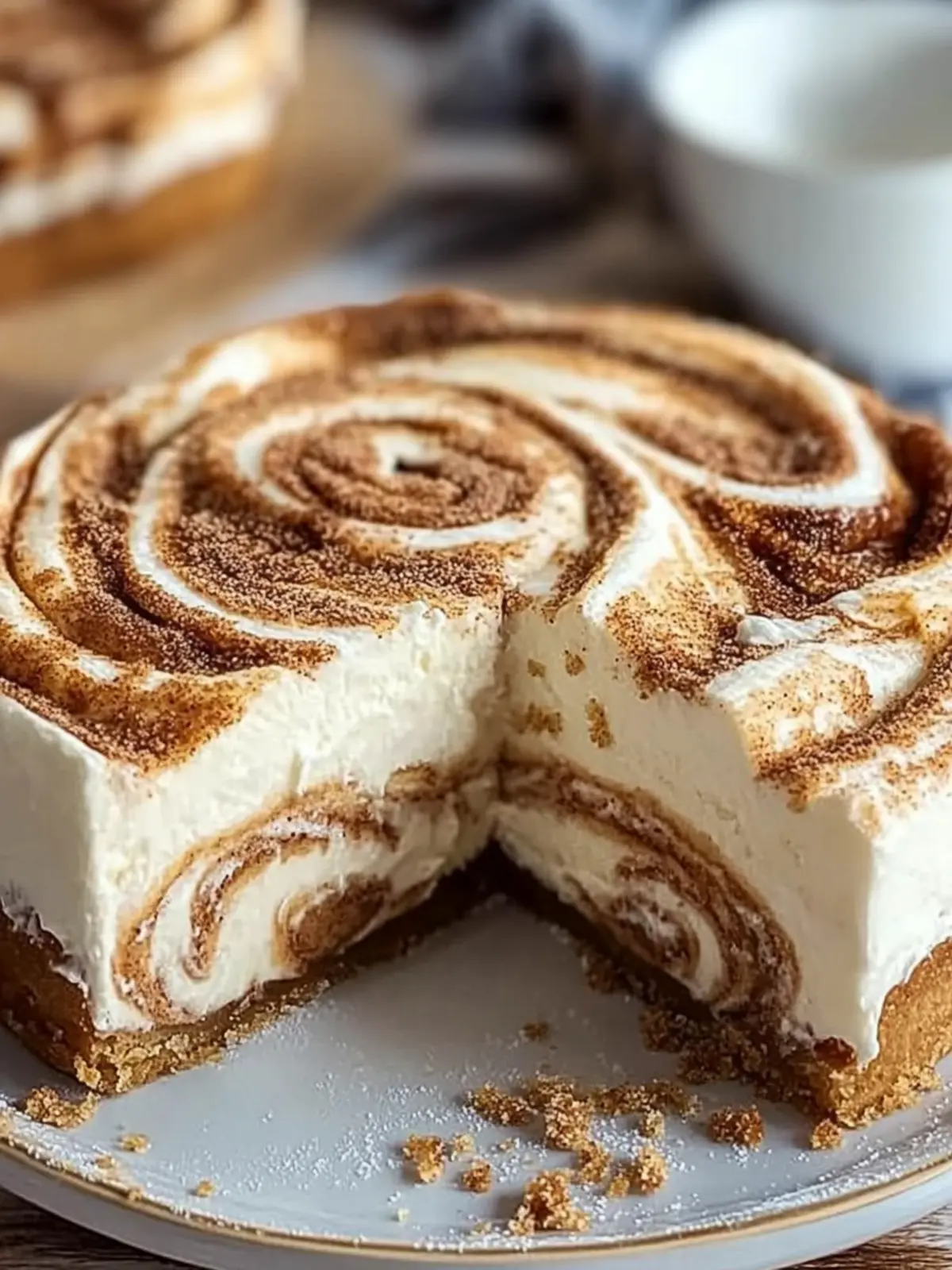 Cinnamon Roll Cheesecake Magic