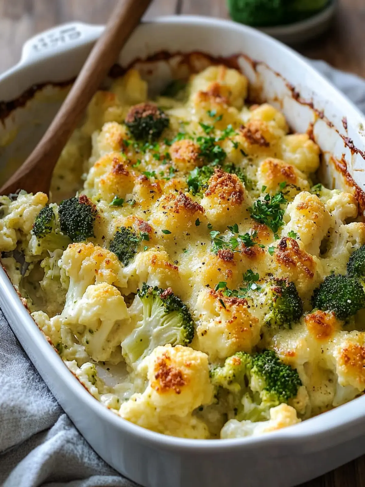Cheesy Cauliflower Broccoli Casserole for Cozy Nights 2 Cauliflower Broccoli Casserole
