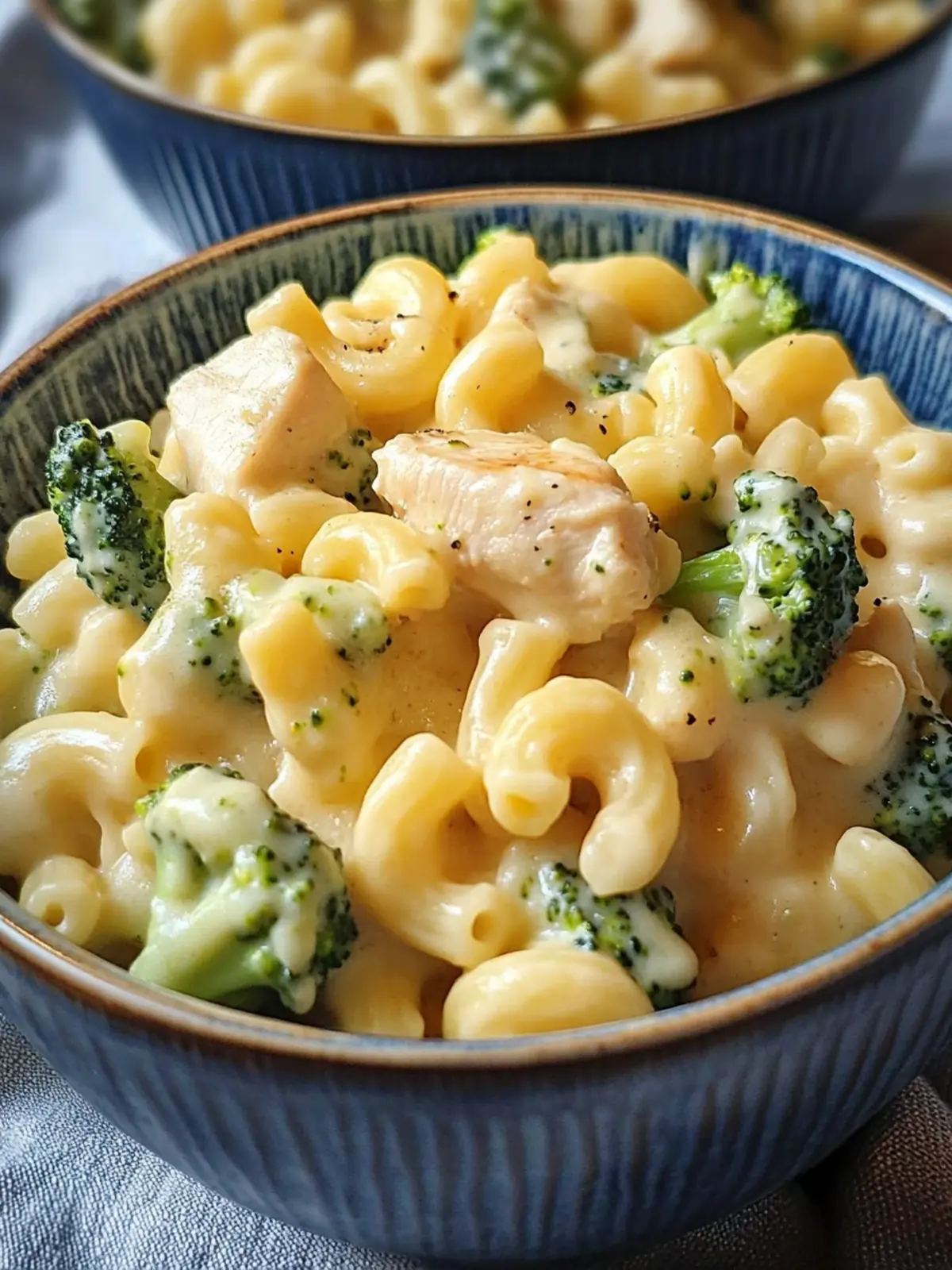 Crockpot Chicken Broccoli Mac and Cheese