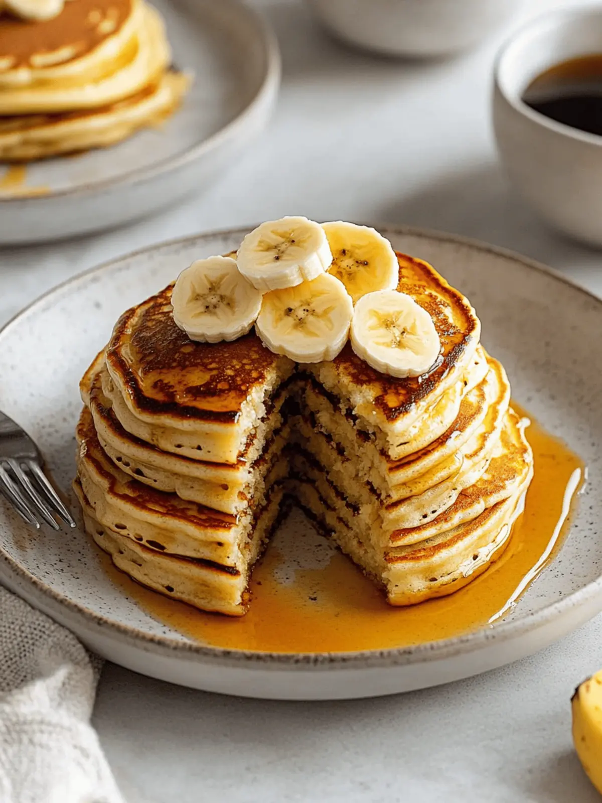 Fluffy Greek Yogurt Pancakes with Bananas You ll Love 3 Greek Yogurt Pancakes with Bananas