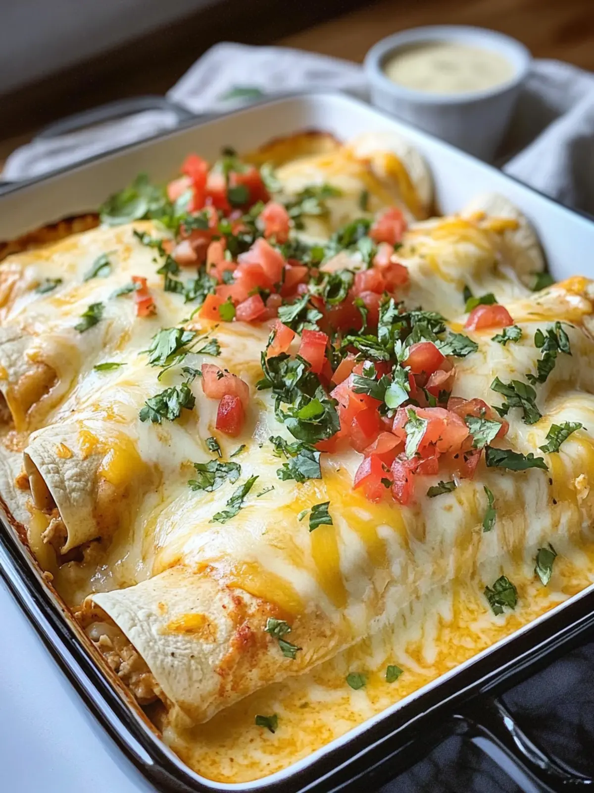 Queso Chicken Enchiladas for a Cheesy Family Feast 4 Queso Chicken Enchiladas