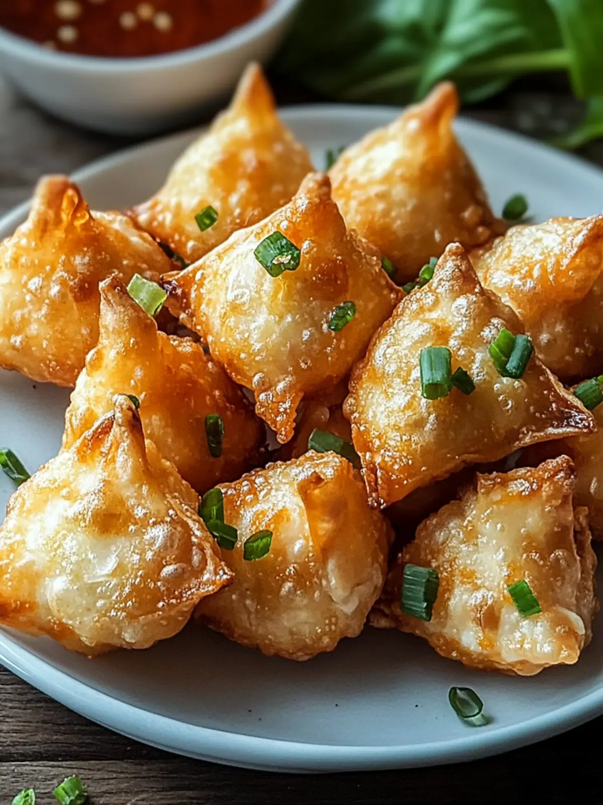Crispy Crab Rangoon Bombs