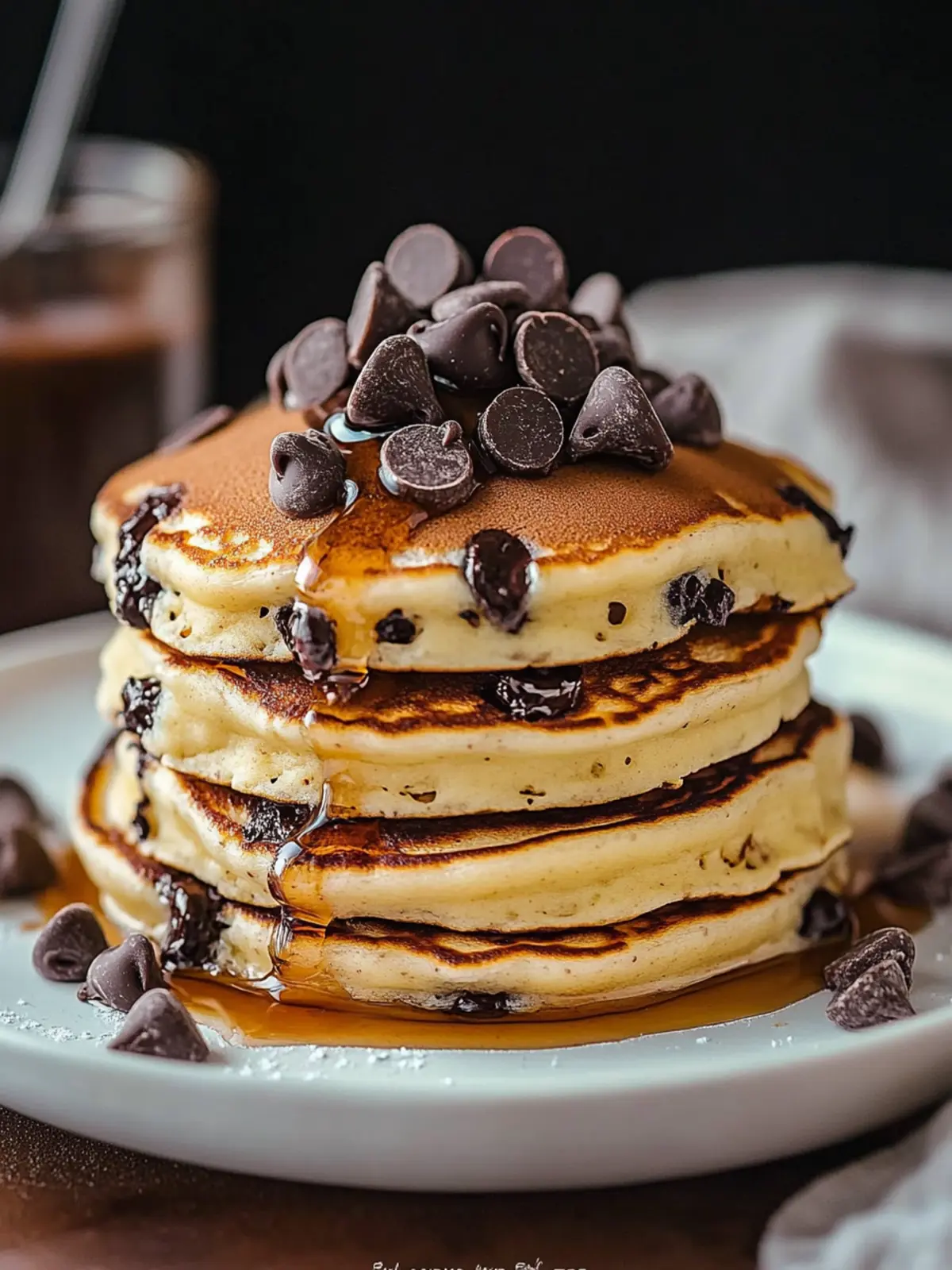Deliciously Fluffy Chocolate Chip Pancakes Everyone Craves 4 Chocolate Chip Pancake