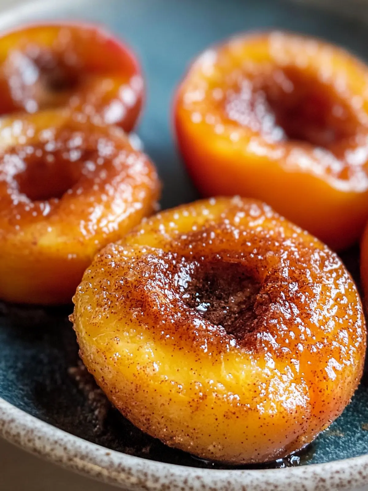 Divine Brown Sugar Cinnamon Baked Peaches