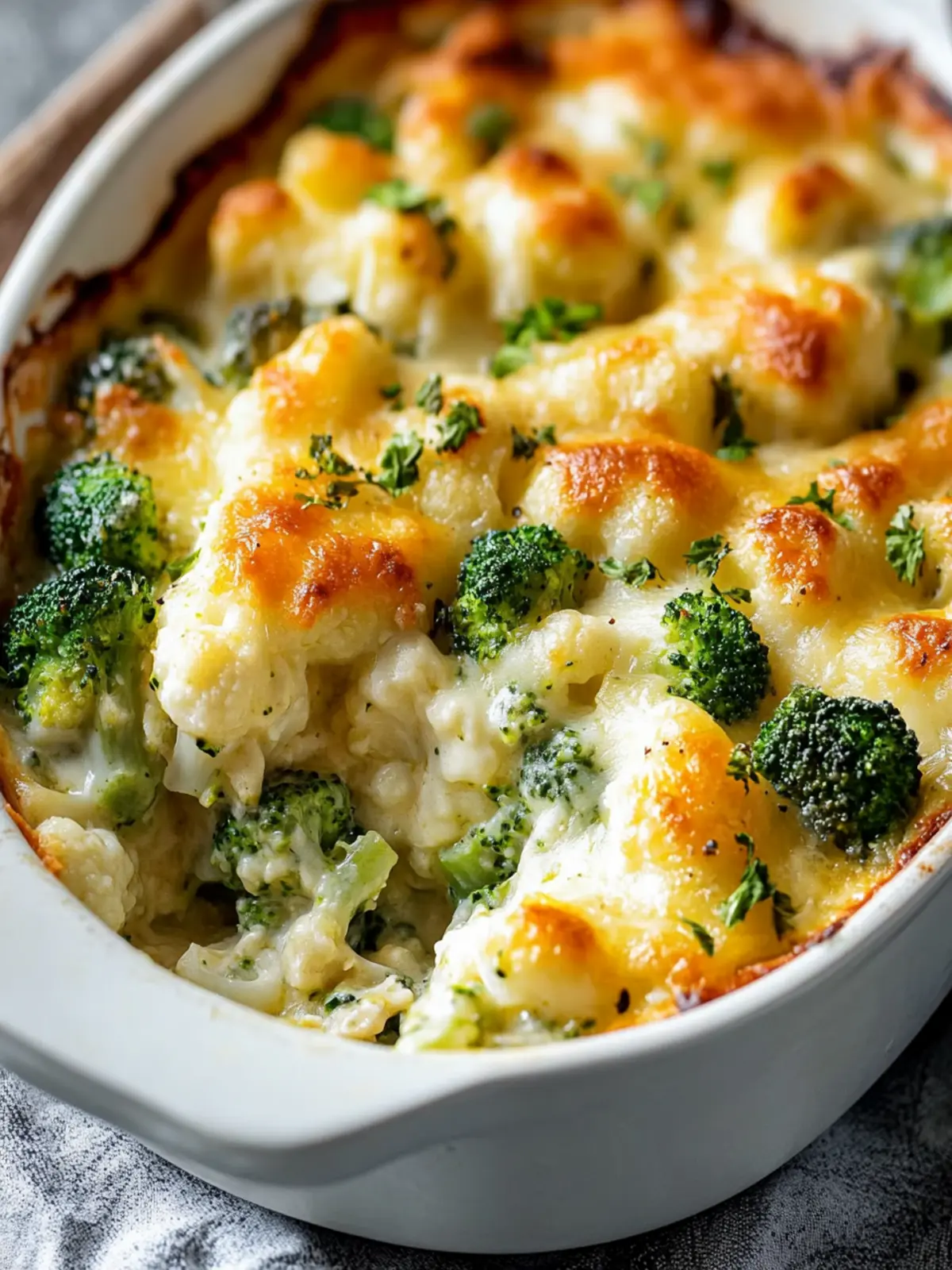 Cheesy Cauliflower Broccoli Casserole for Cozy Nights 4 Cauliflower Broccoli Casserole