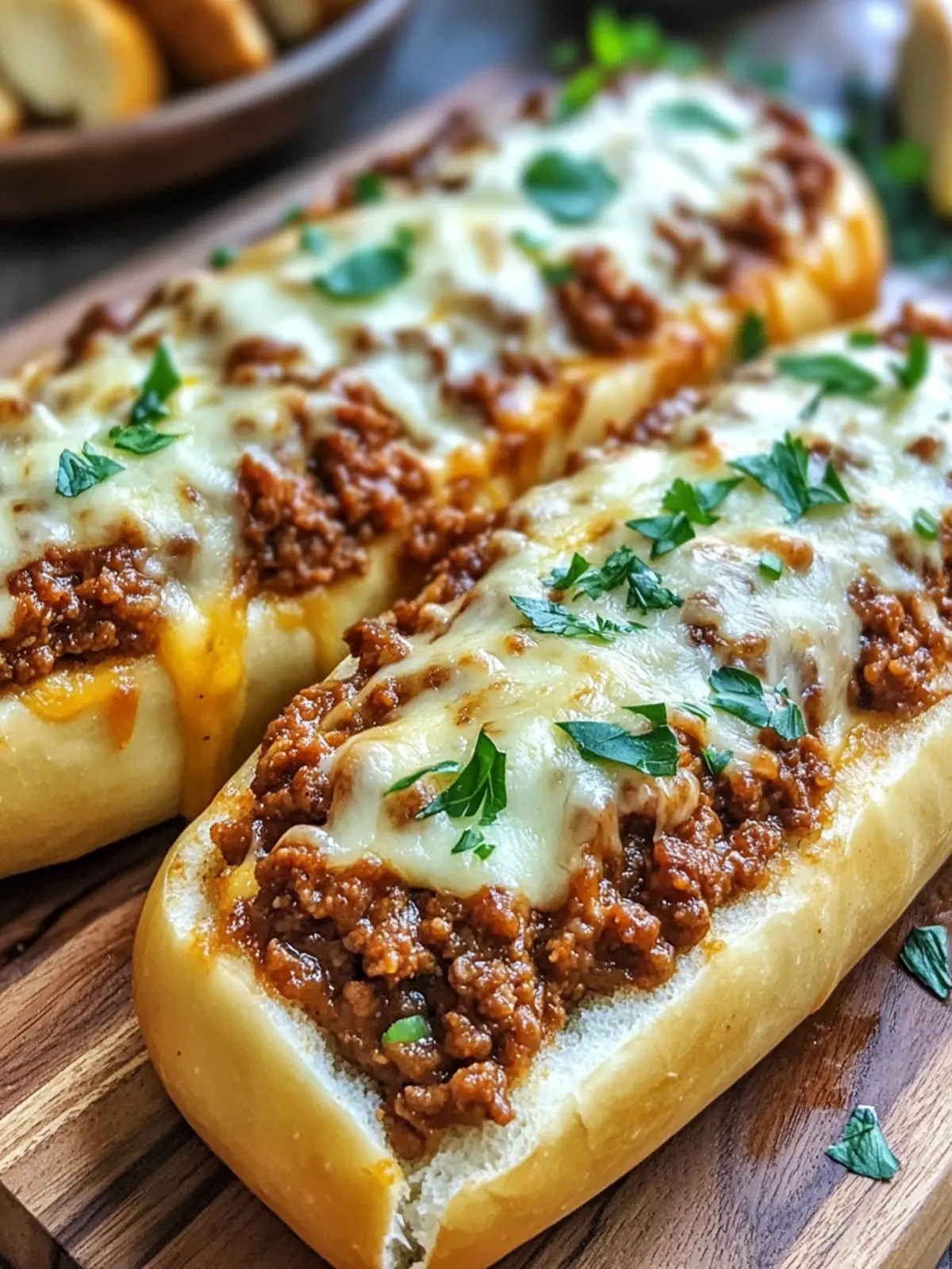Cheesy Sloppy Joe Garlic Bread That Will Wow Your Taste Buds 3 Cheesy Sloppy Joe Garlic Bread
