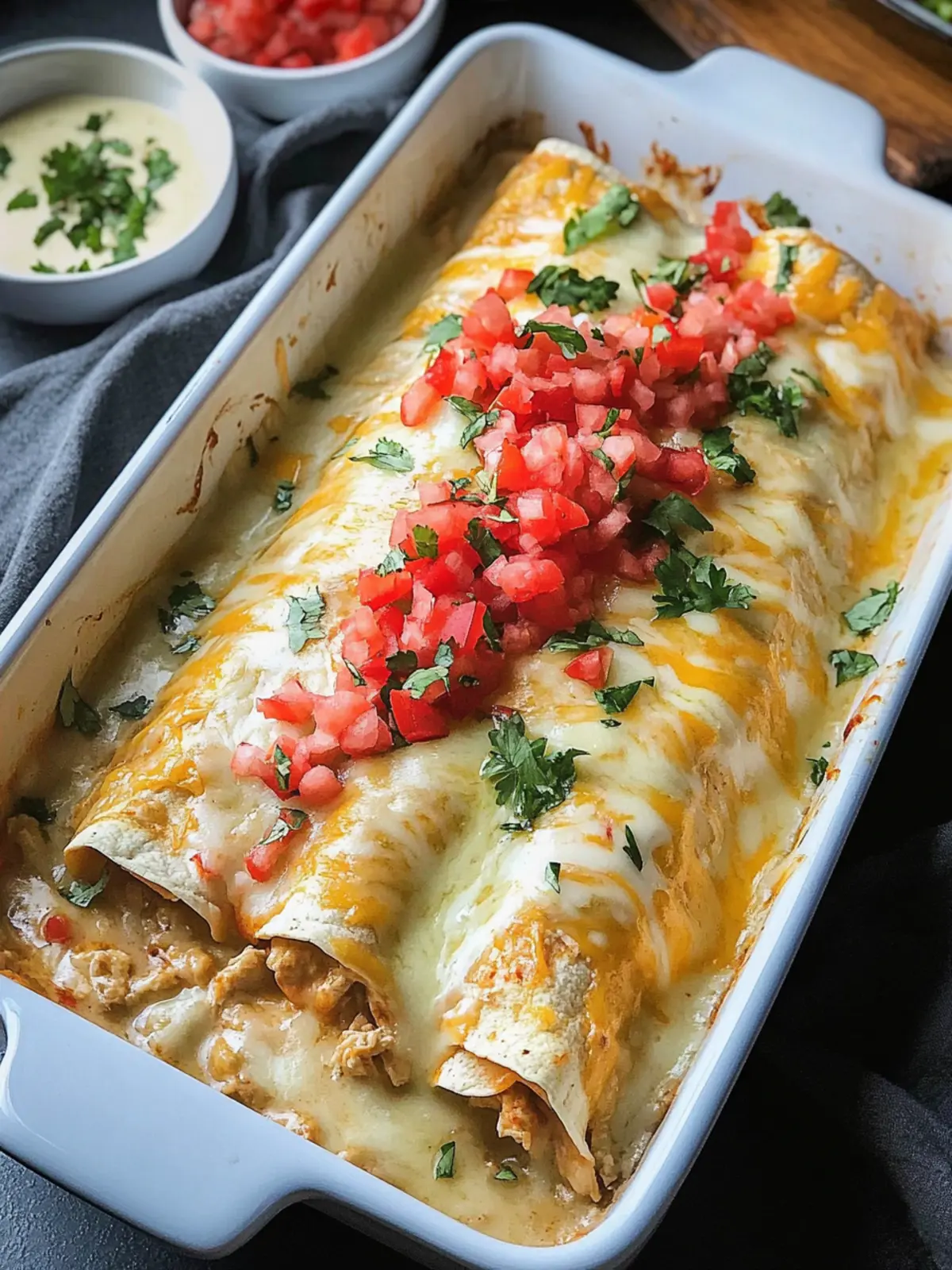 Queso Chicken Enchiladas for a Cheesy Family Feast 2 Queso Chicken Enchiladas