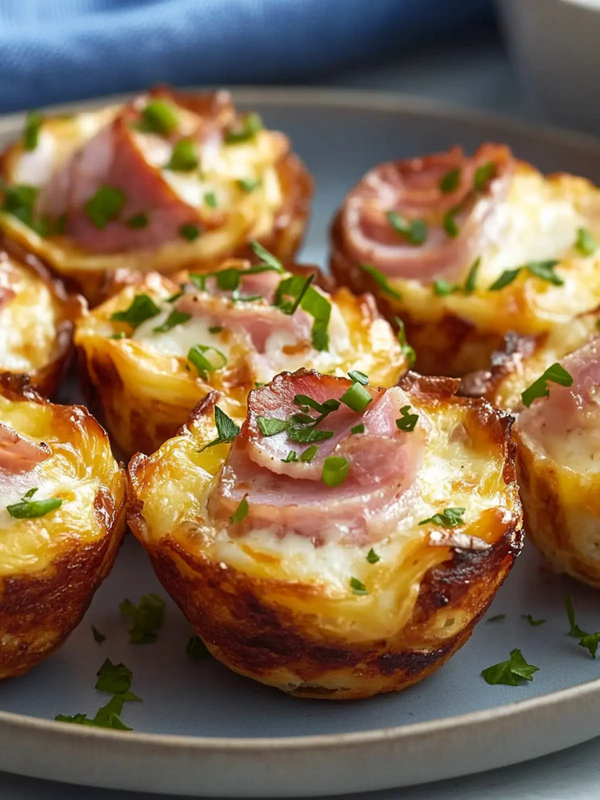 Mini Ham and Cheese Breakfast Cups