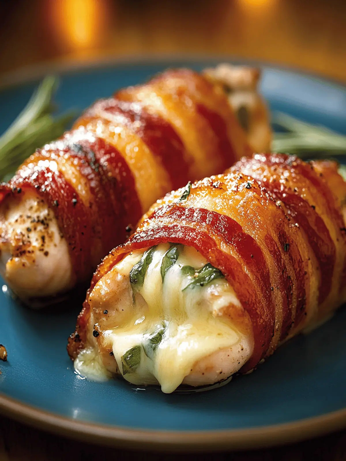 Bacon-Wrapped Cheese-Stuffed Chicken for a Flavor Explosion 2 Bacon-Wrapped Cheese-Stuffed Chicken