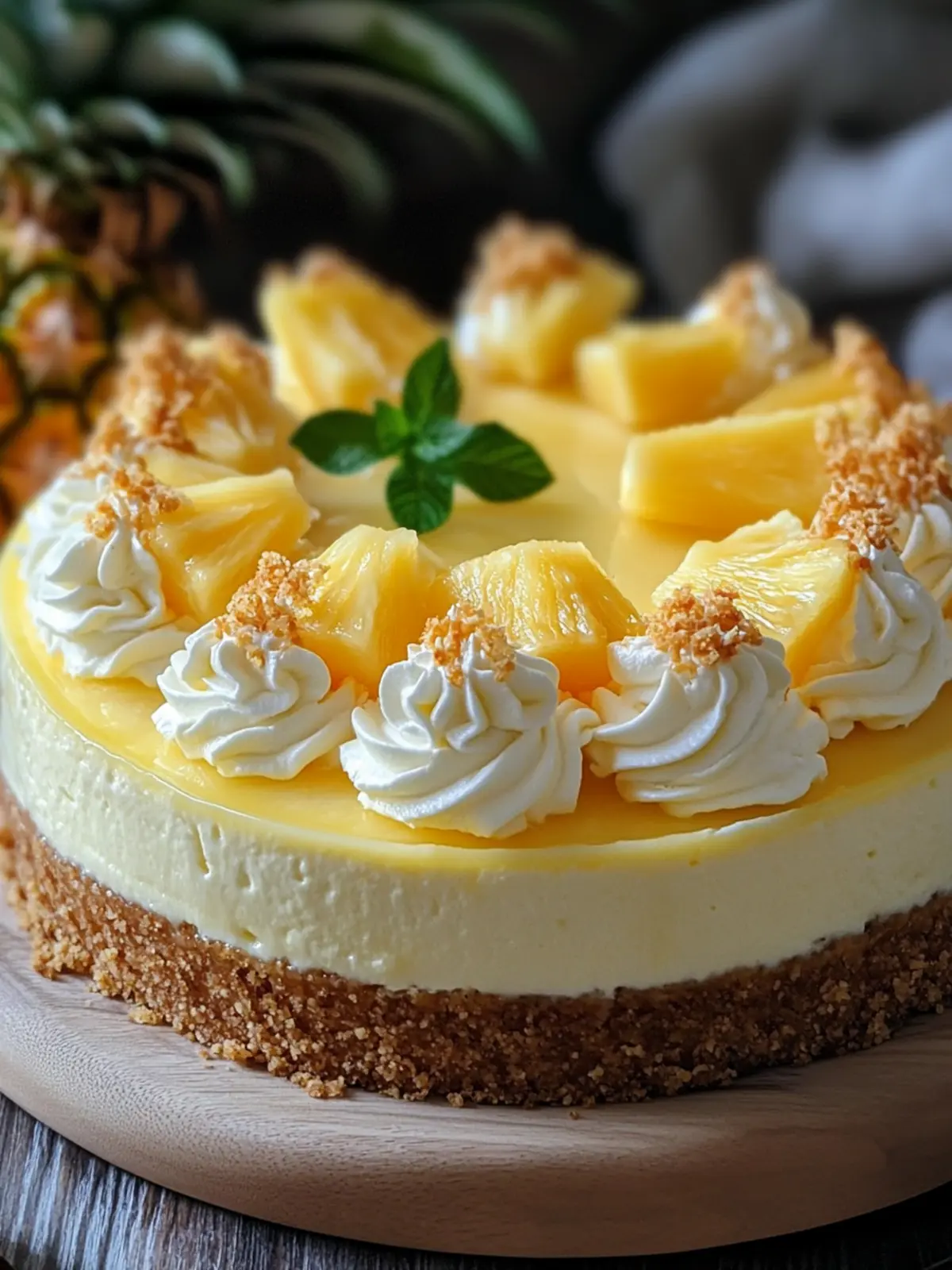 Pineapple Heaven Cheesecake Bliss in Every Bite 2 Pineapple Heaven Cheesecake