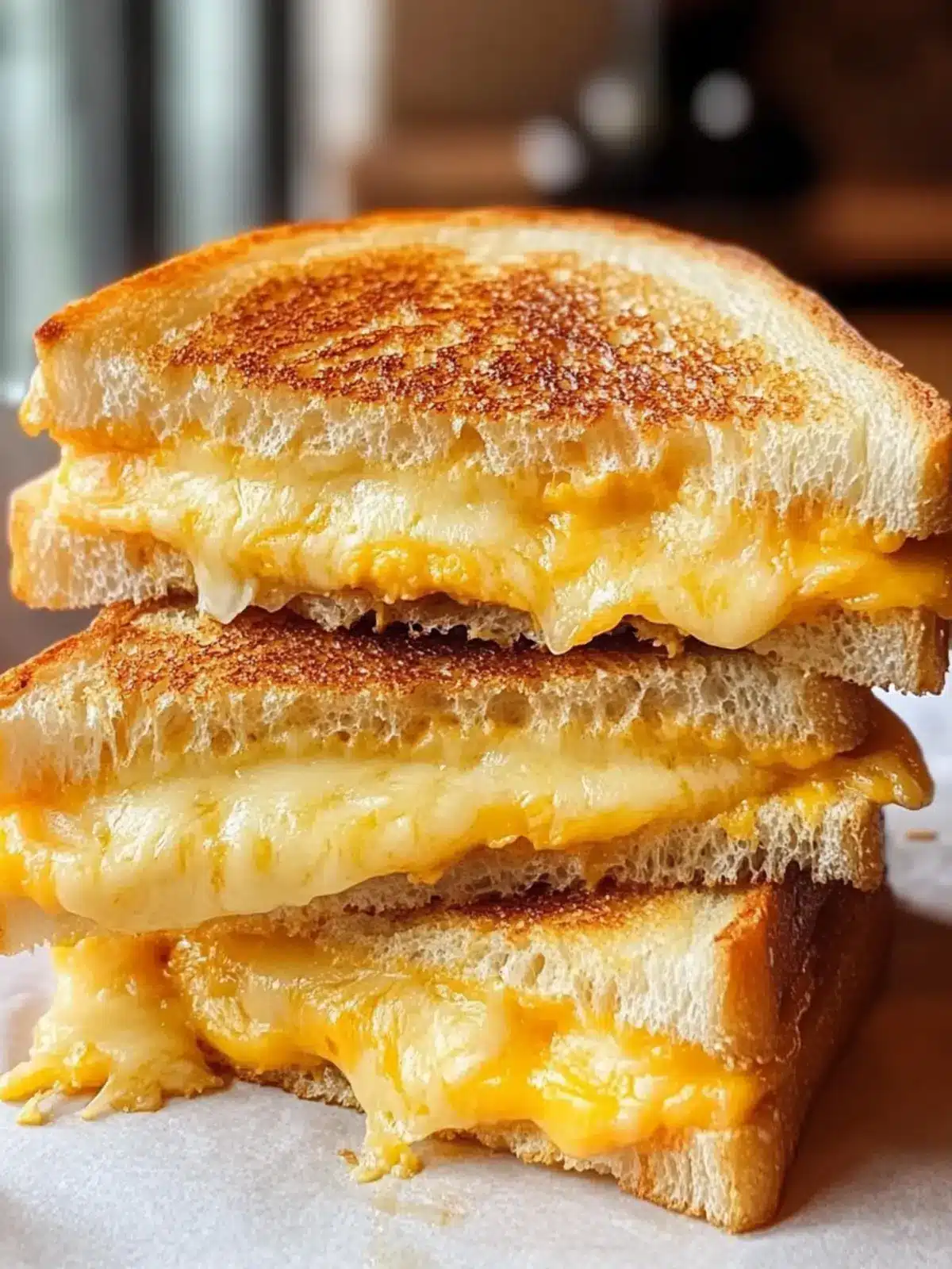 Perfect Air Fryer Grilled Cheese