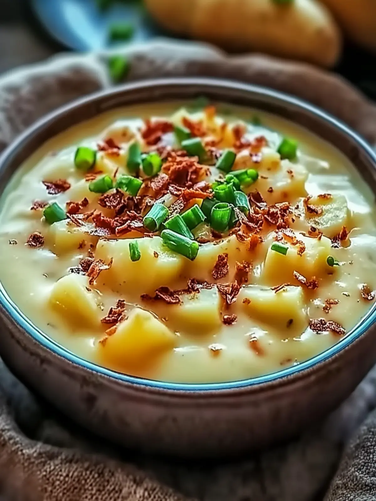 Classic Old-Fashioned Loaded Potato Soup to Cozy Your Soul
