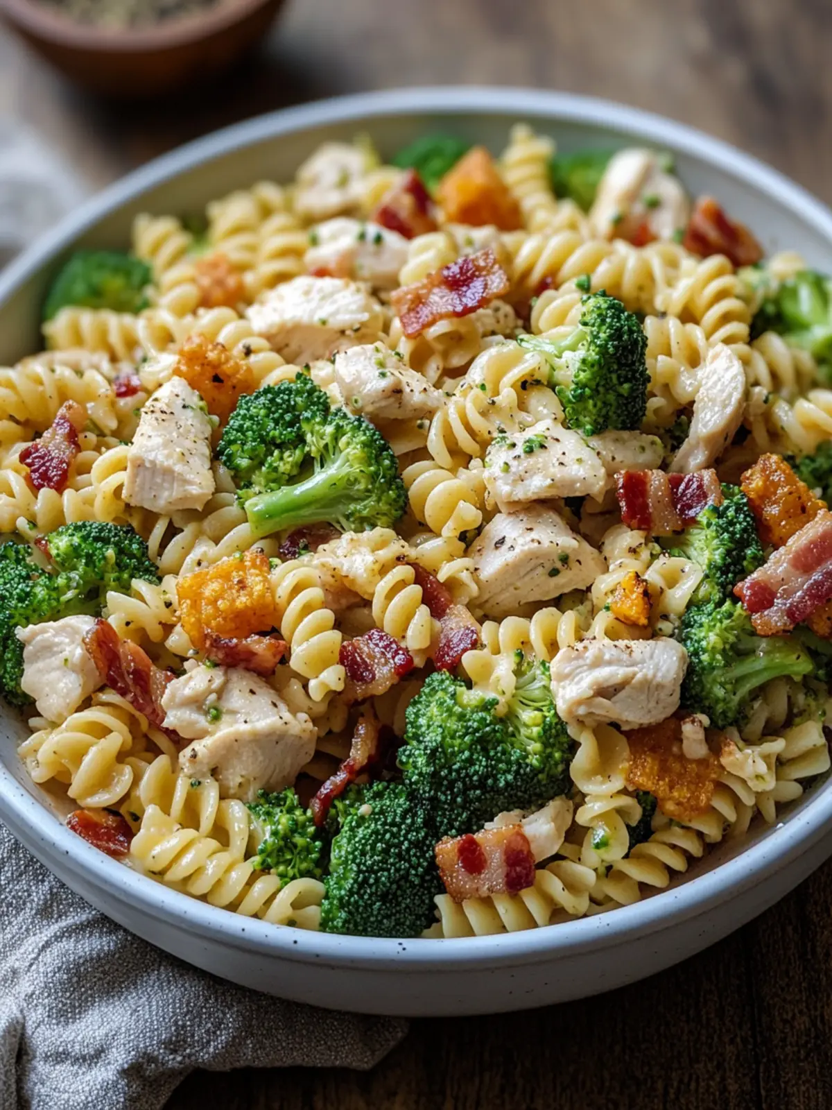 Satisfy Your Cravings with Chicken Bacon Broccoli Pasta Salad 3 Chicken Bacon Broccoli Pasta Salad