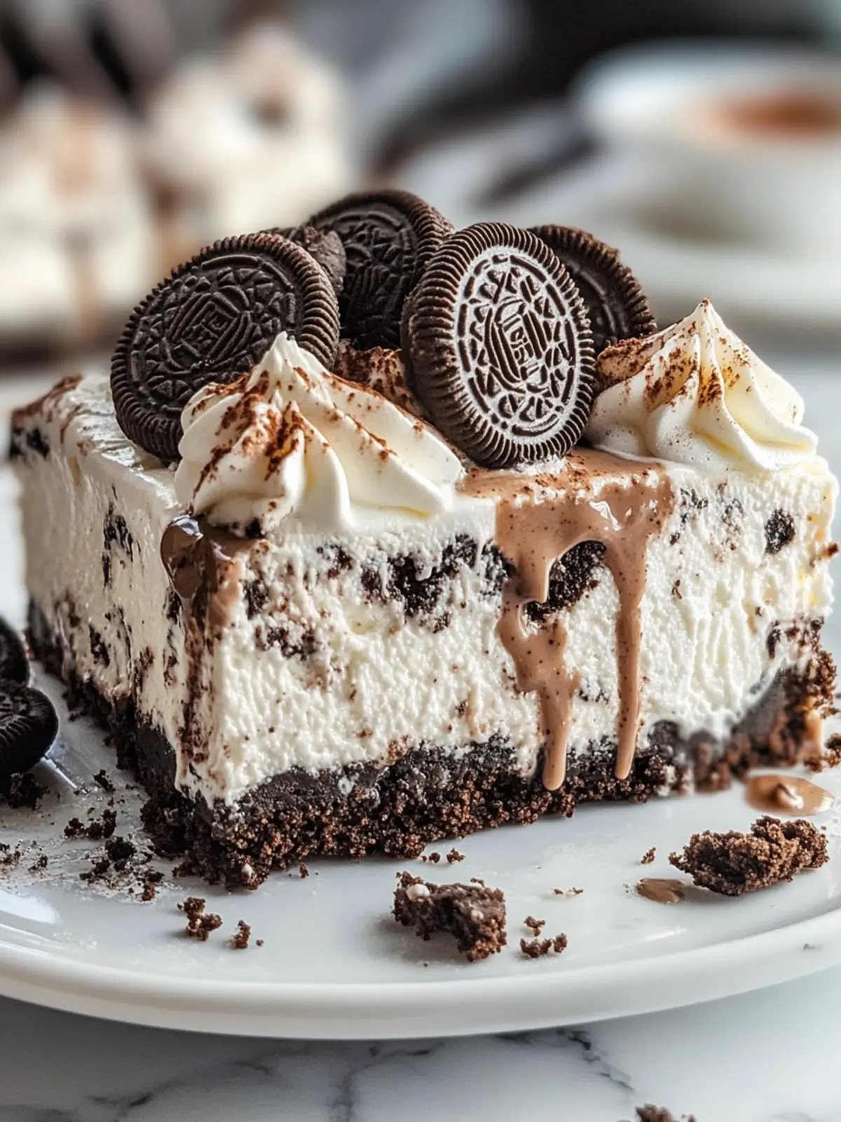 Dairy Queen Copycat Oreo Cookie Ice Cream Cake
