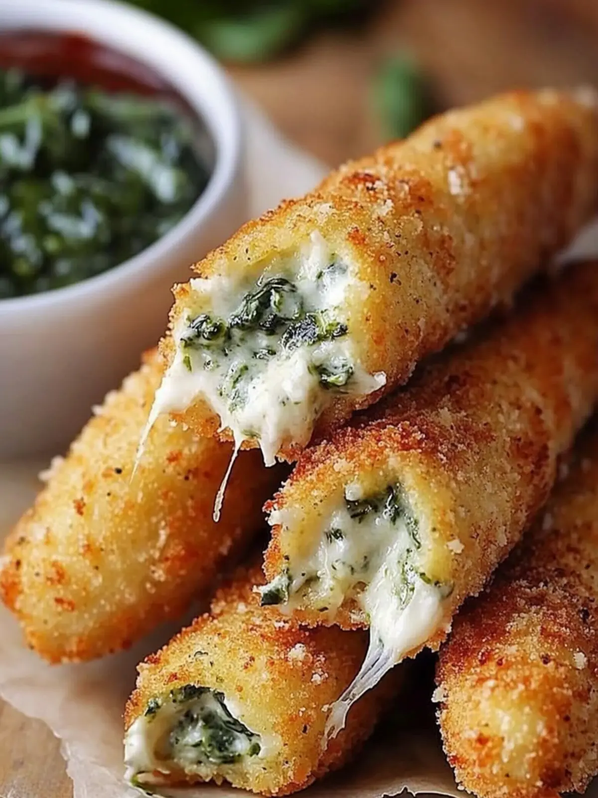 Irresistible Spinach Dip Mozzarella Sticks You ll Crave 4 Spinach Dip Mozzarella Sticks