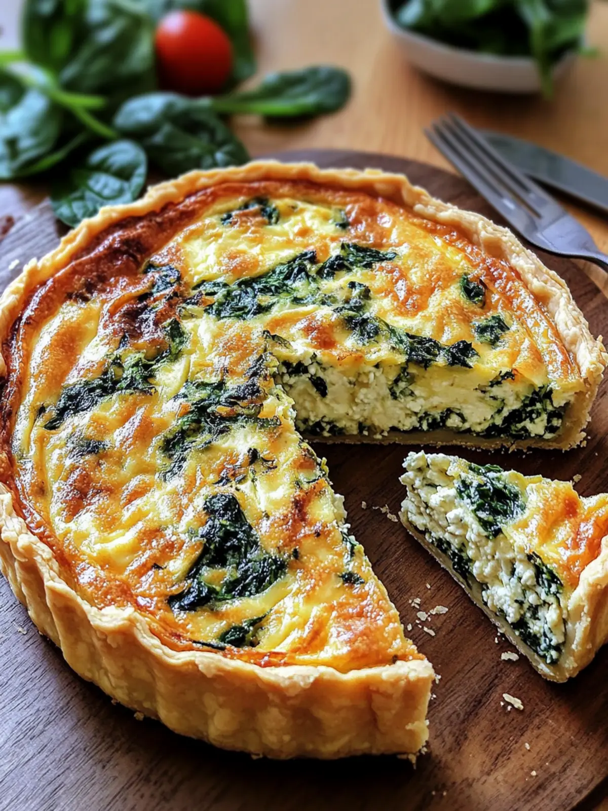 Cottage Cheese Spinach Quiche for a Wholesome Brunch Delight 4 Cottage Cheese Spinach Quiche